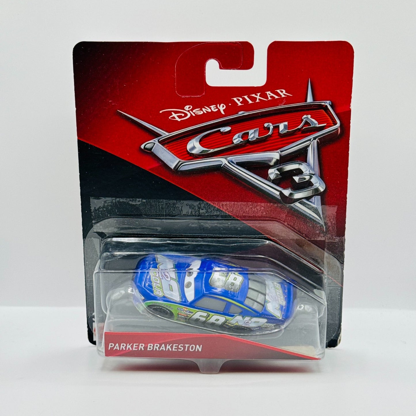Disney Pixar Cars - PARKER BRAKESTON Cars 3 2017 - 1:55 Diecast