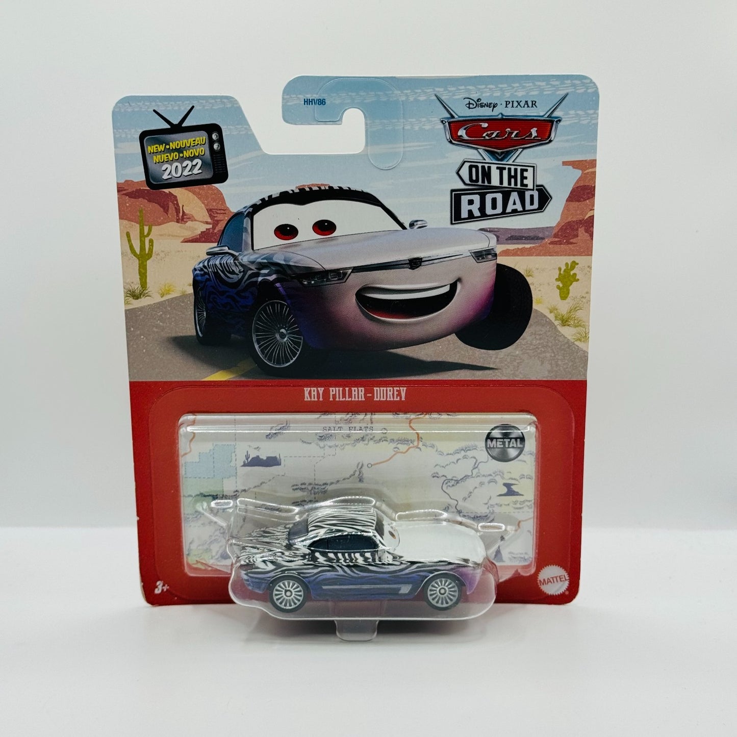 Disney Pixar Cars - KAY PILLAR-DUREV Cars On The Road 2022 - 1:55 Diecast