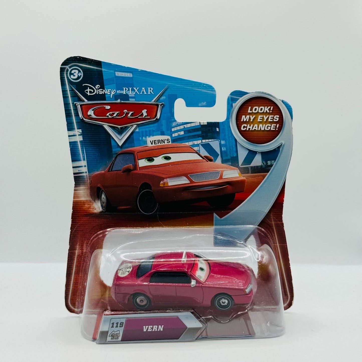Disney Pixar Cars - LENTICULAR VERN TAXI My Eyes Change 2010 - 1:55 Diecast