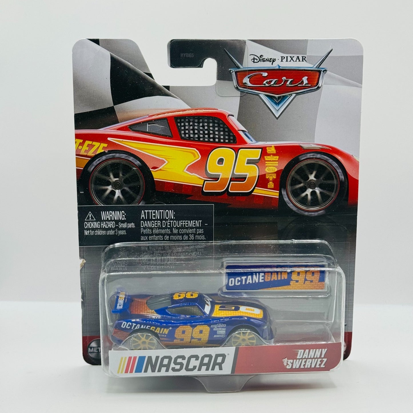 Disney Pixar Cars - NASCAR DANNY SWERVEZ OCTANE GAIN Nascar 2024 - 1:55 Diecast