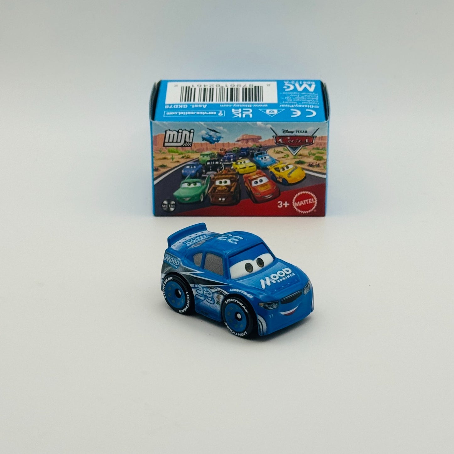 Disney Pixar Cars - Mini Racers DUD THROTTLEMAN MOOD SPRINGS #24 2026 - Diecast