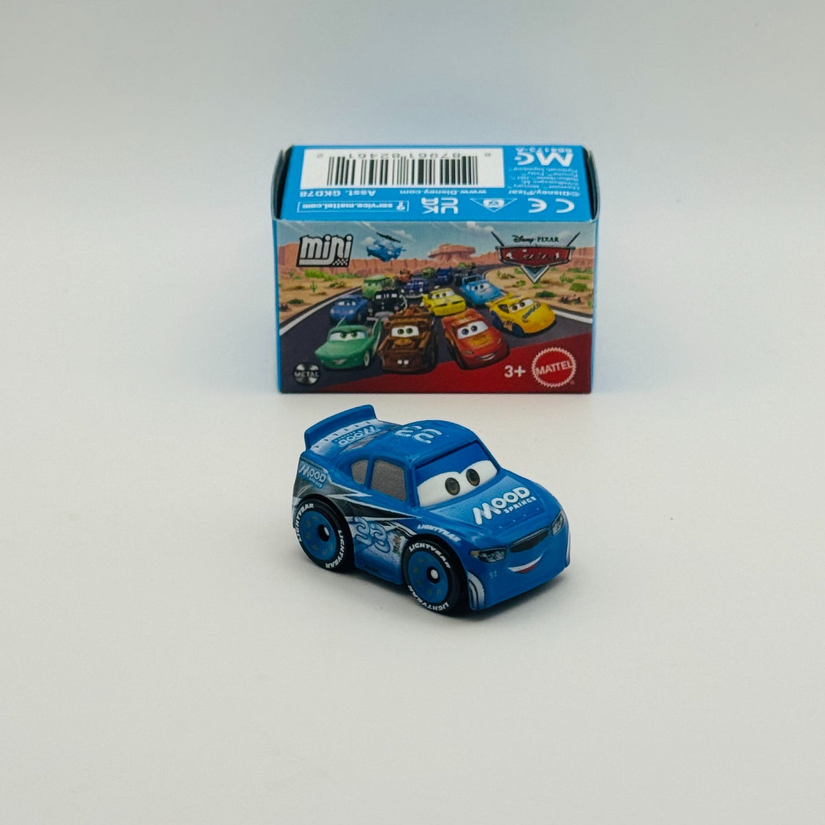 Disney Pixar Cars - Mini Racers DUD THROTTLEMAN MOOD SPRINGS #24 2026 - Diecast