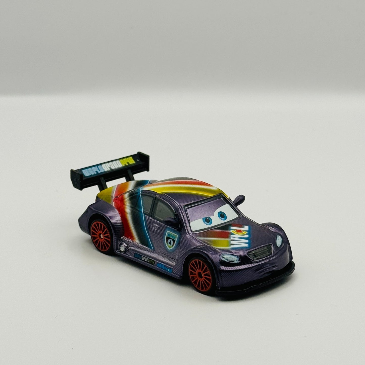 Disney Pixar Cars - NEON RACERS MAX SCHNELL WGP TROC 2014 - 1:55 Diecast