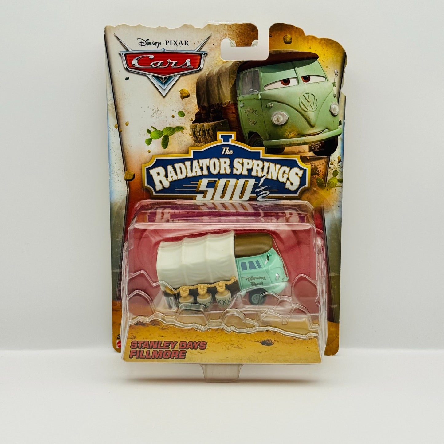 Disney Pixar Cars - RADIATOR SPRINGS 500 1/2 STANLEY DAYS FILLMORE- 1:55 Diecast