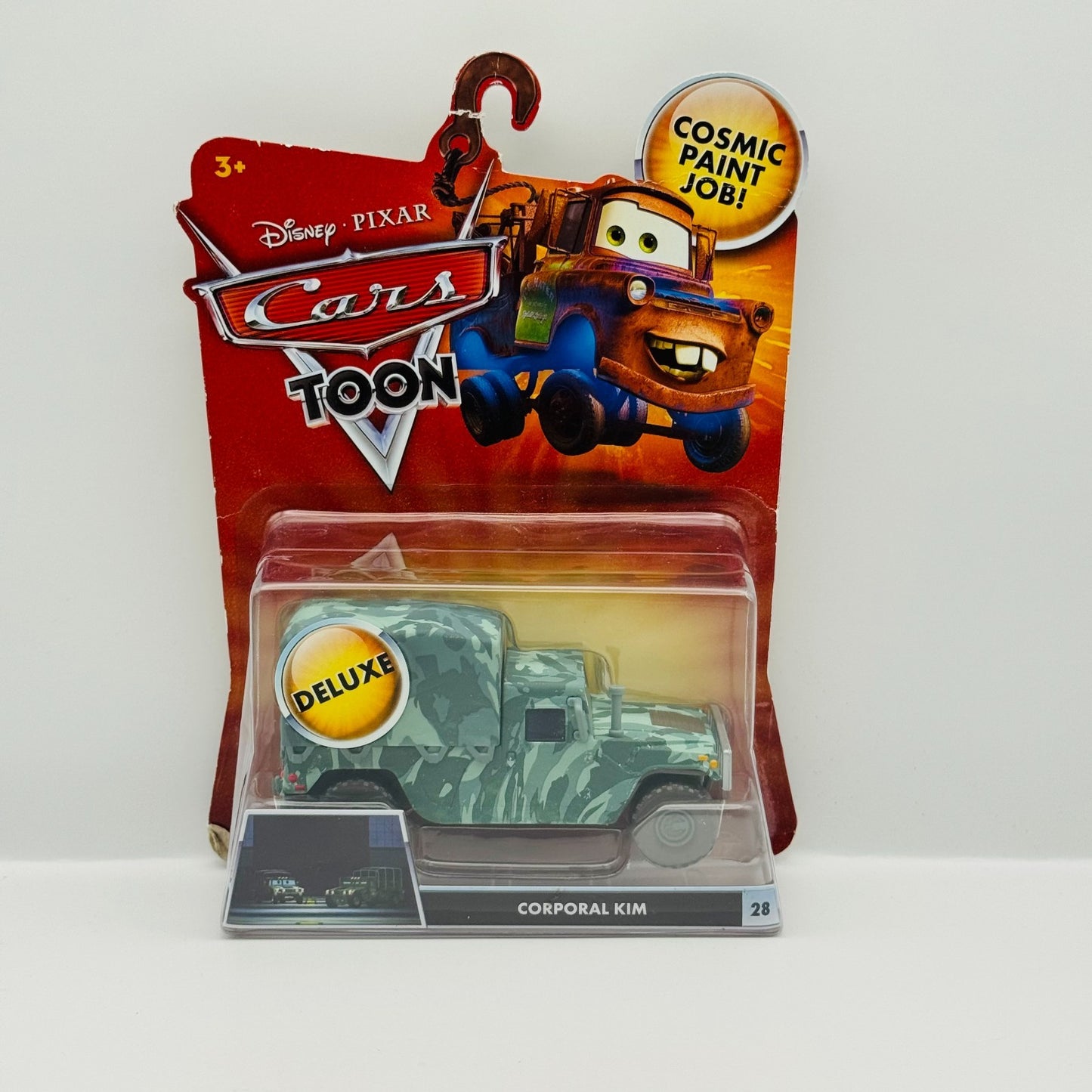 Disney Pixar Cars Toon - CORPORAL KIM UFM Unidentified Flying Mater 1:55 Diecast