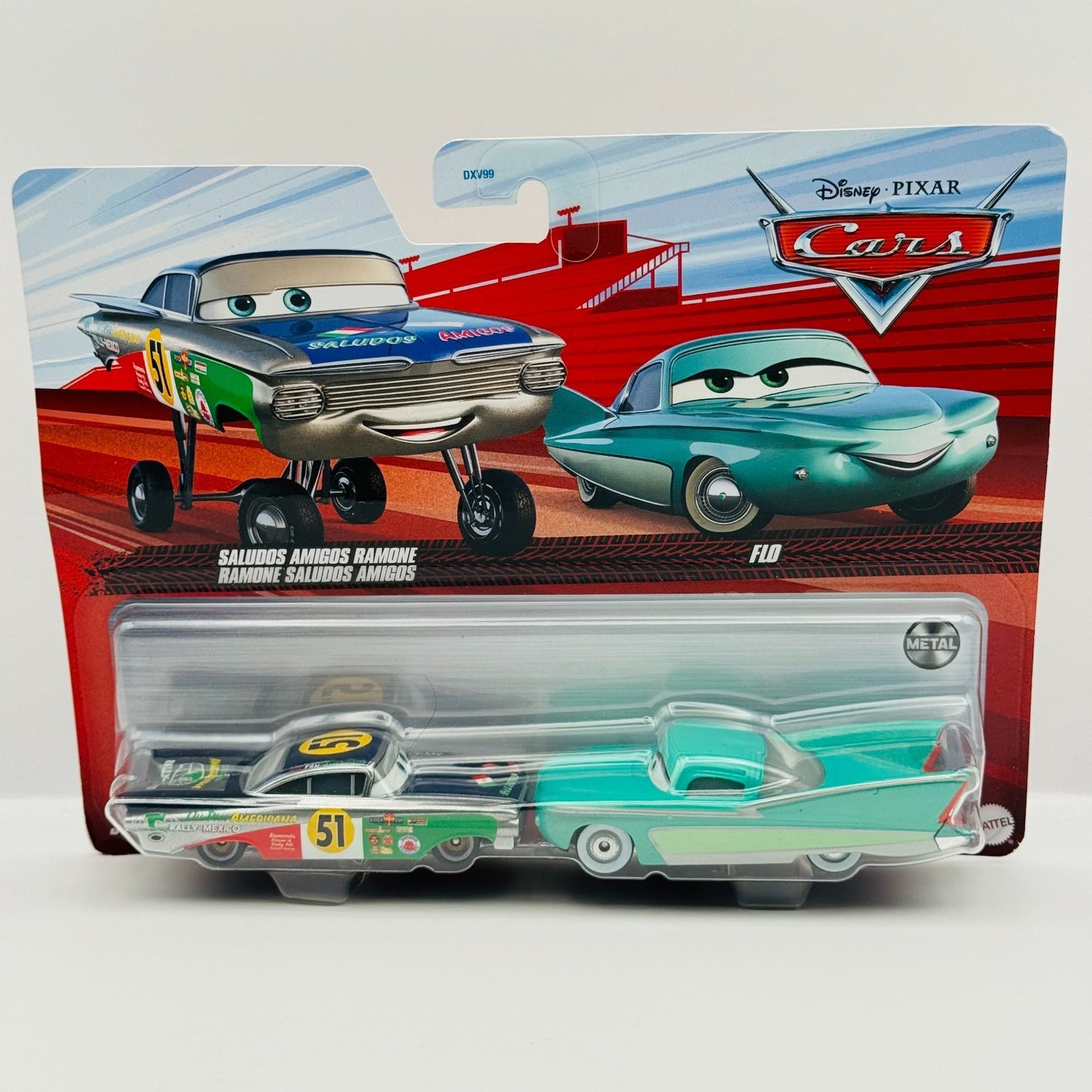 Disney Pixar Cars - SALUDOS AMIGOS RAMONE & FLO 2022 - 1:55 Diecast