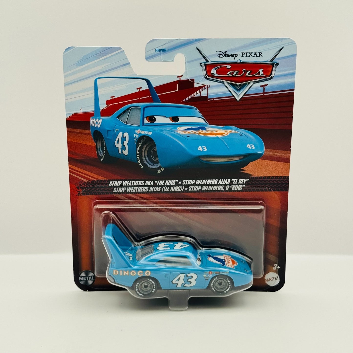 Disney Pixar Cars - THE KING STRIP WEATHERS DINOCO - 1:55 Diecast