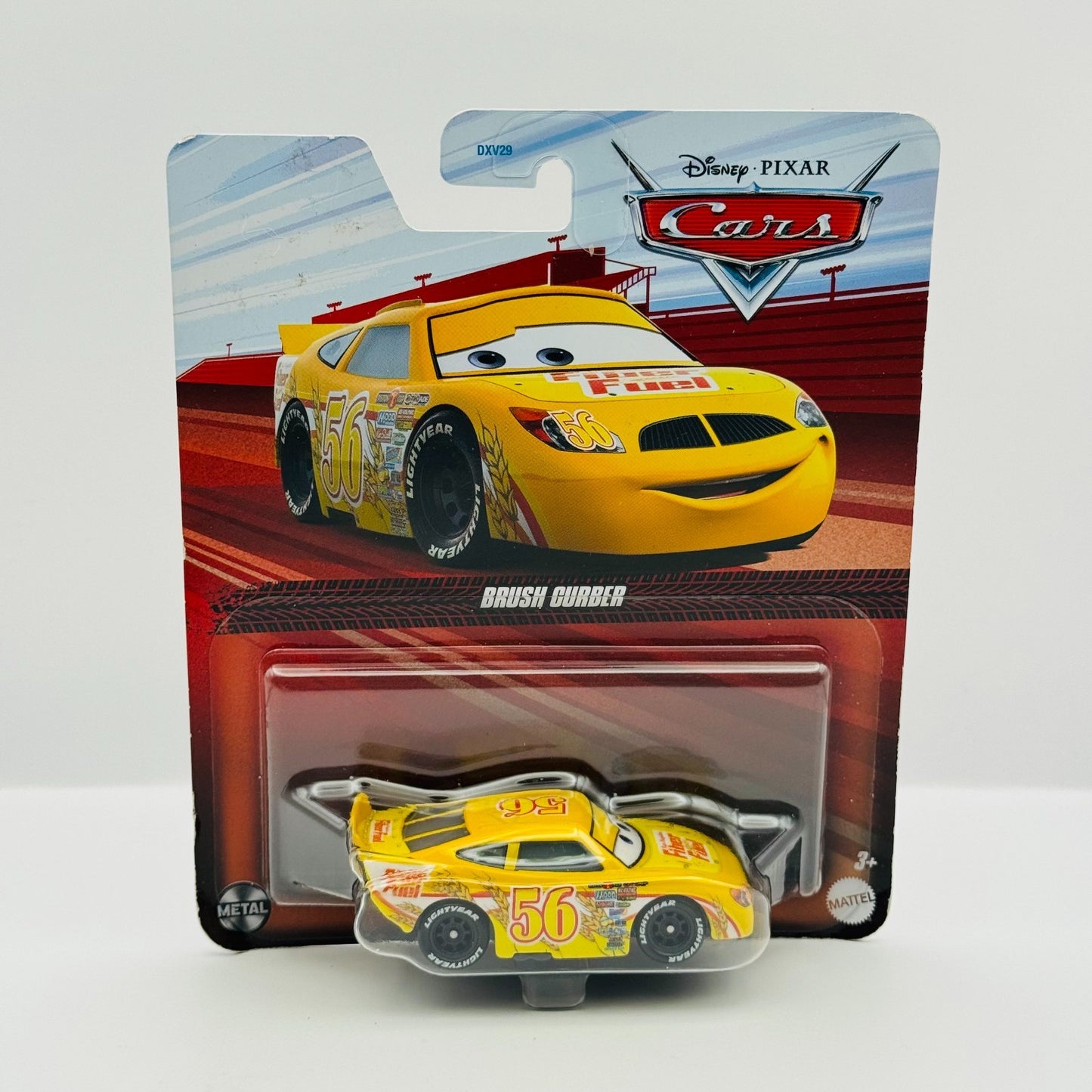 Disney Pixar Cars - FIBER FUEL BRUSH CURBER Piston Cup 2024 - 1:55 Diecast