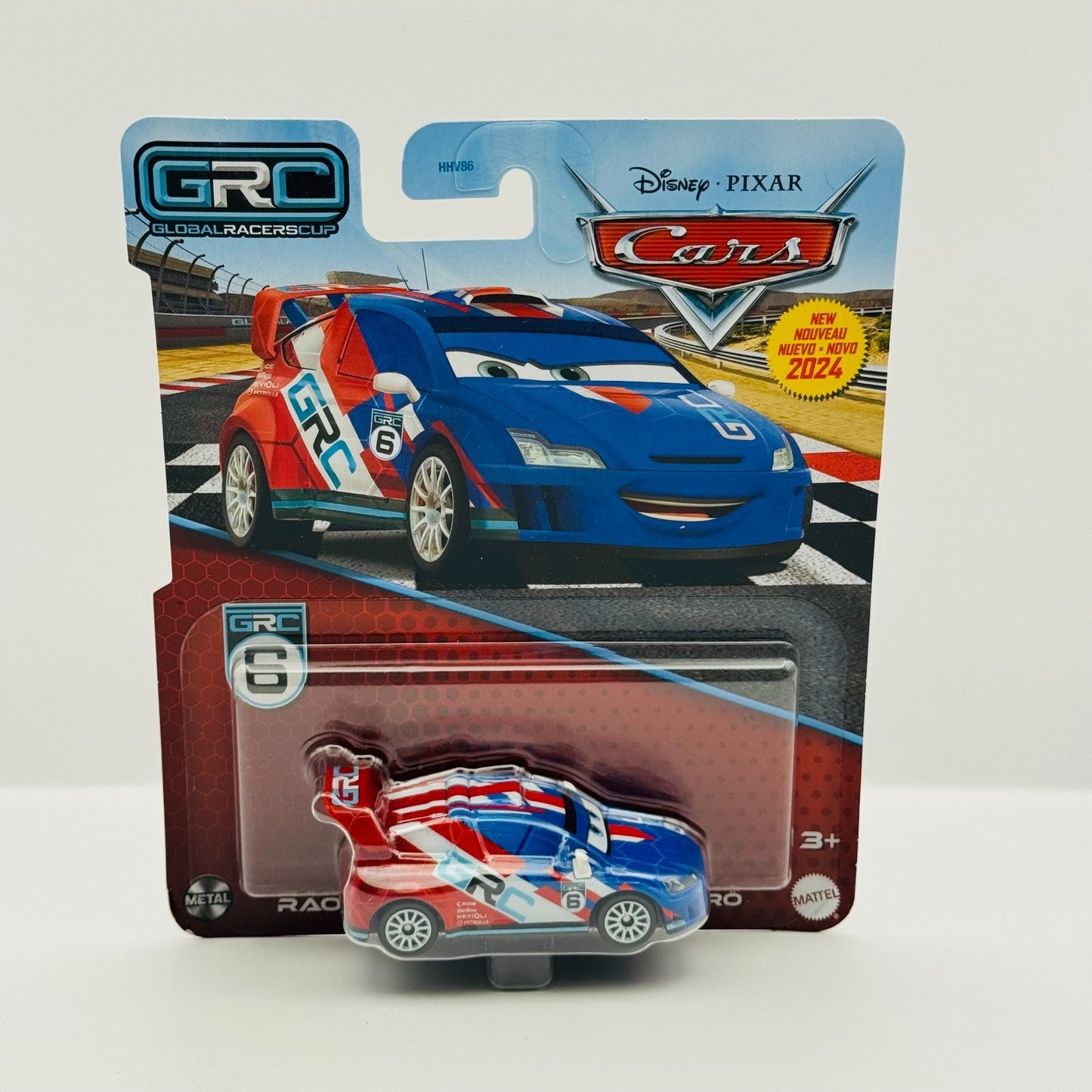 Disney Pixar Cars - GRC RAOUL CAROULE WGP 2024 - 1:55 Diecast