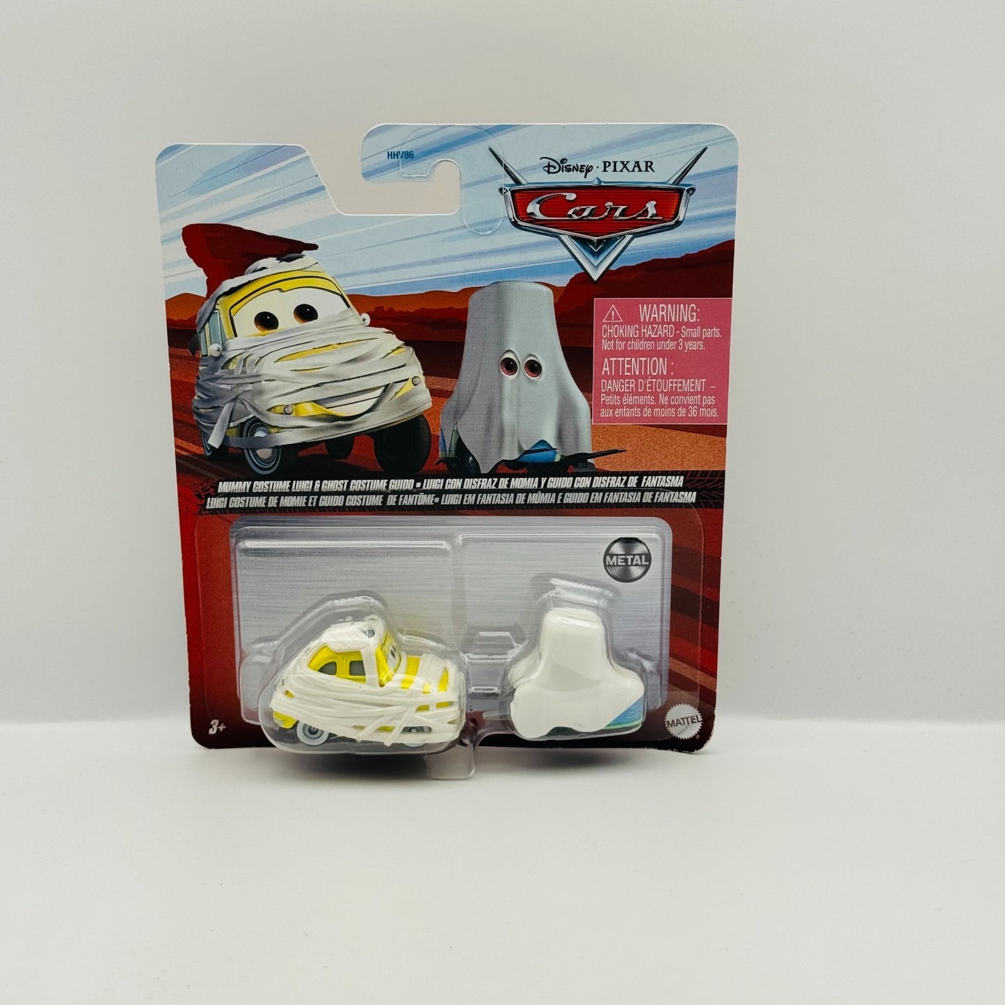 Disney Pixar Cars - MUMMY GHOST LUIGI & GUIDO Halloween 2022 - 1:55 Diecast