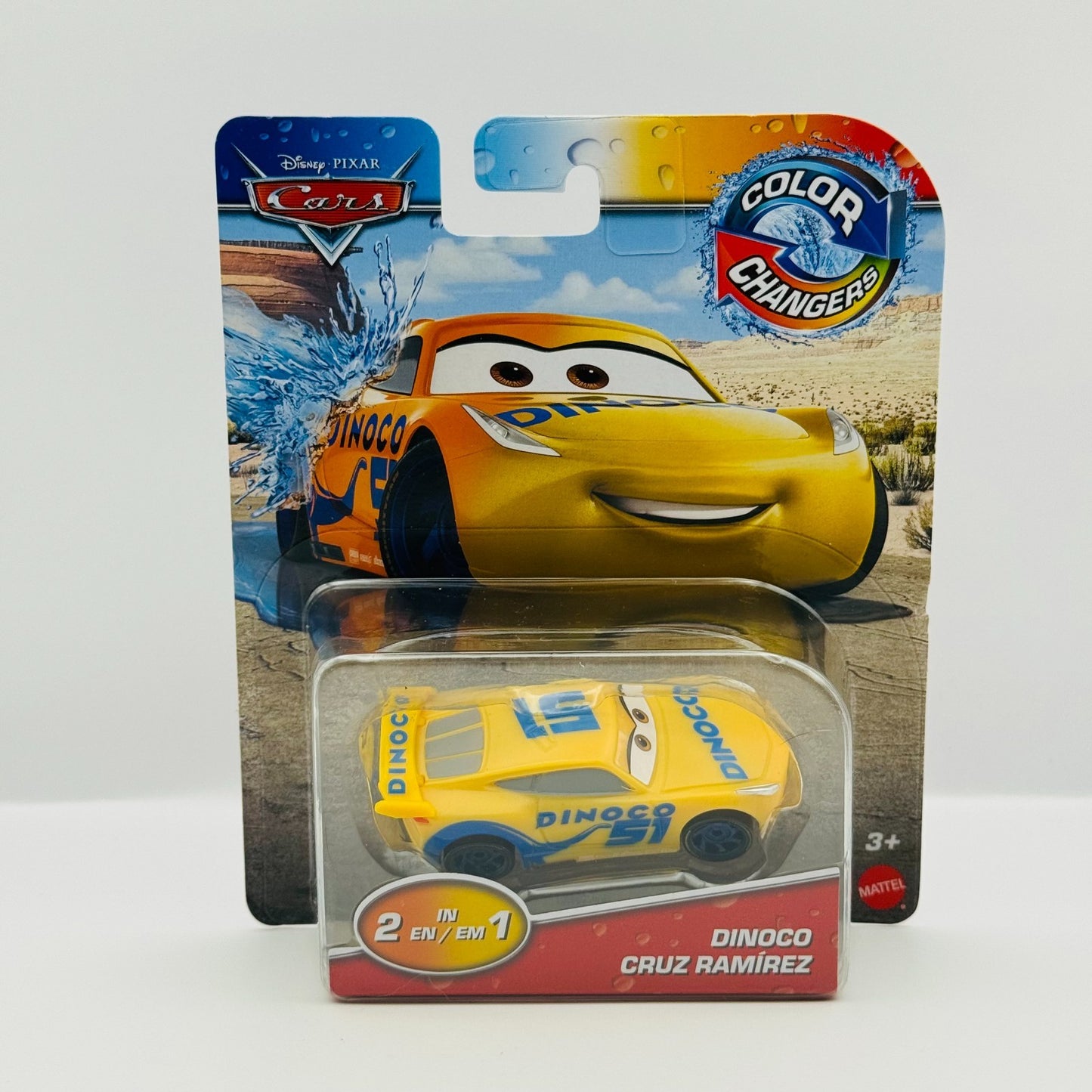 Disney Pixar Cars - COLOR CHANGERS DINOCO CRUZ RAMIREZ - 1:55 Scale