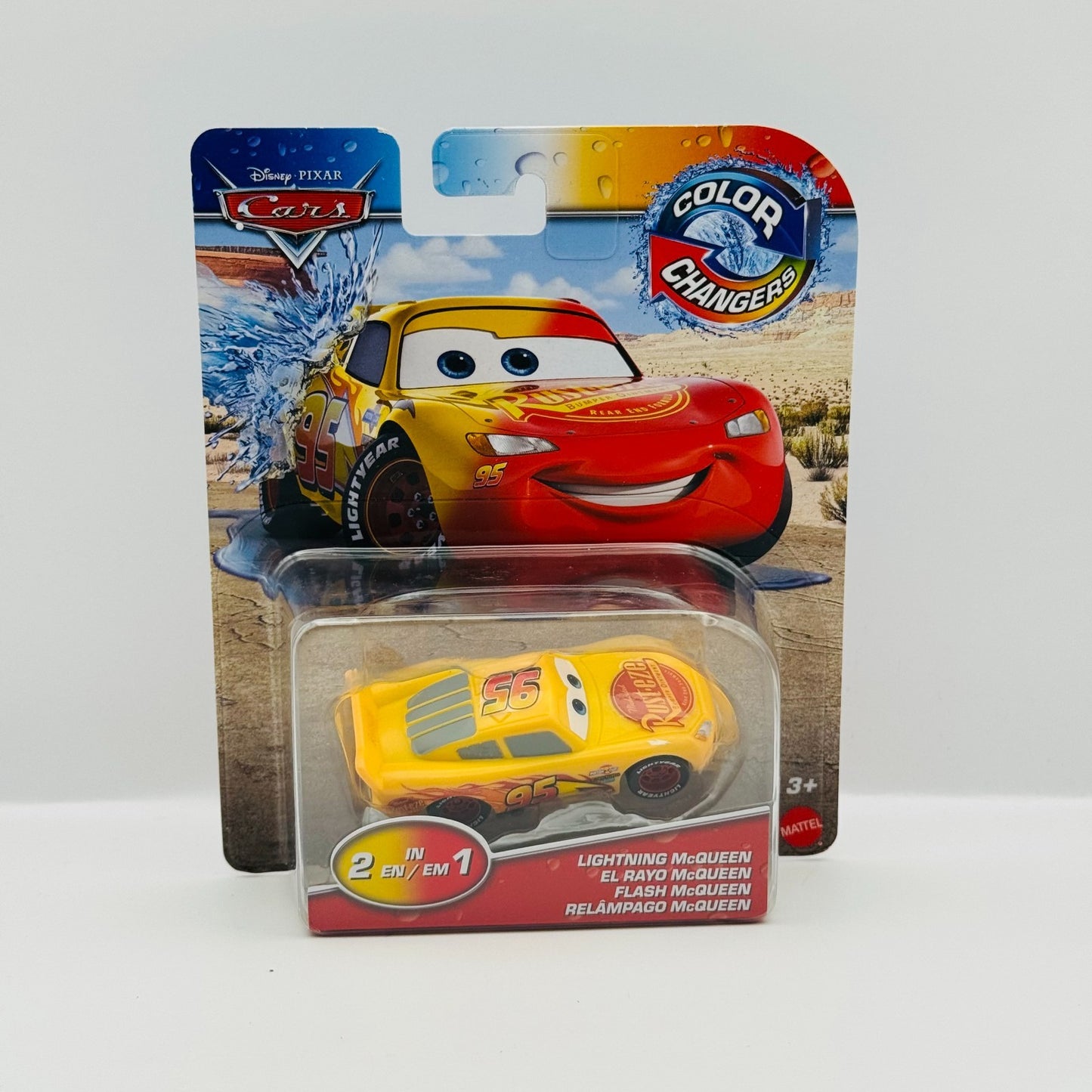 Disney Pixar Cars - COLOR CHANGERS CARS 3 LIGHTNING MCQUEEN - 1:55 Scale