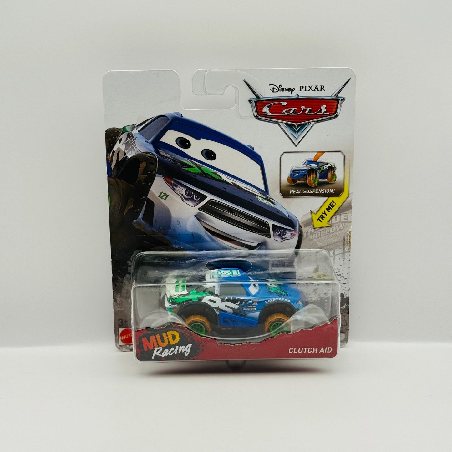 Disney Pixar Cars - XRS MUD RACING CLUTCH AID DINO DRAFTSKY - 1:55 Diecast