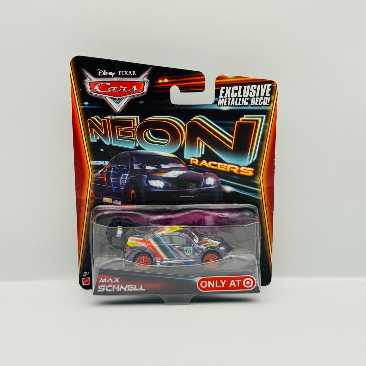 Disney Pixar Cars - NEON RACERS MAX SCHNELL WGP TROC 2014 - 1:55 Diecast