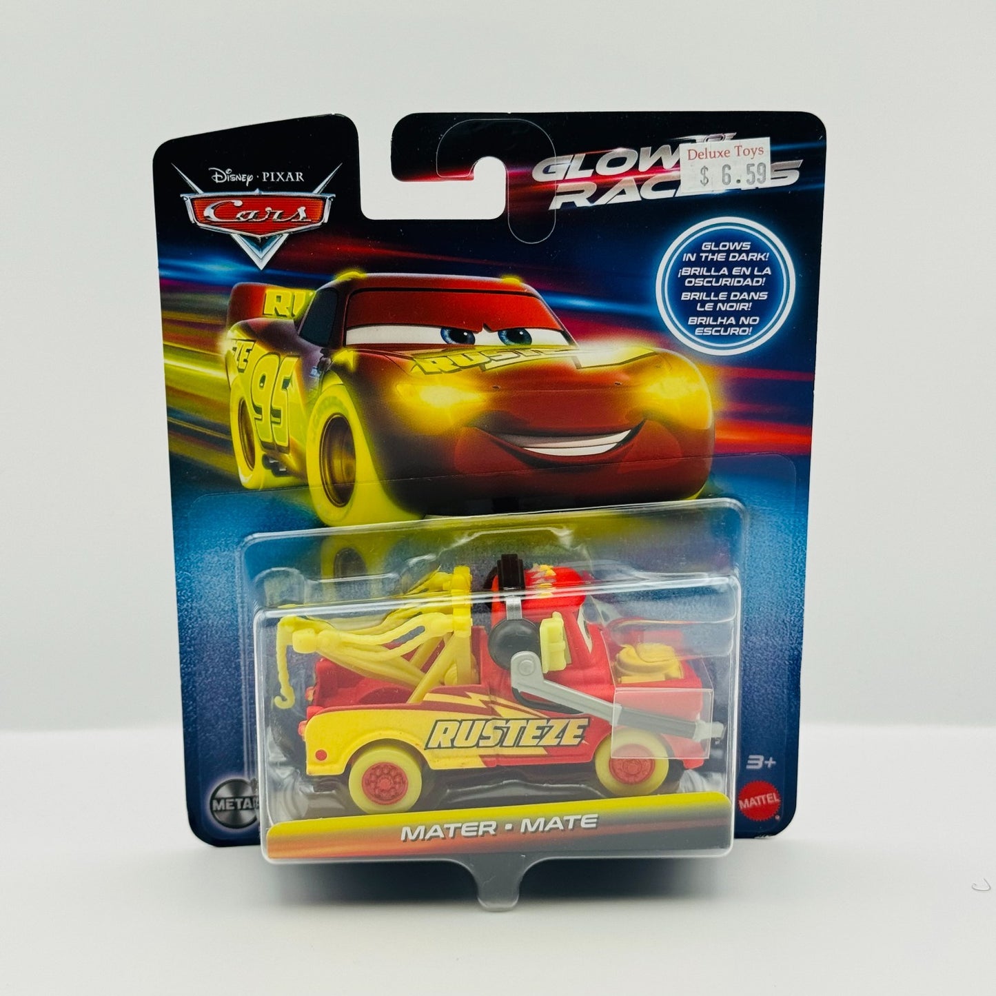 Disney Pixar Cars - GLOW RACERS RED MATER (Glow In The Dark) - 1:55 Diecast