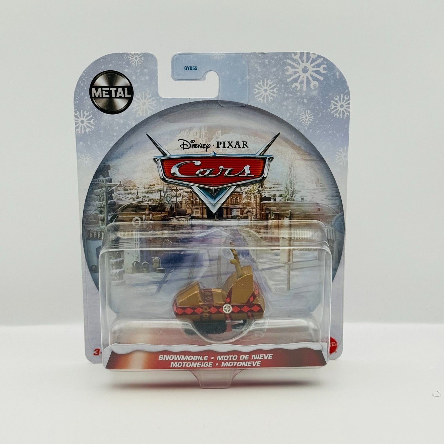 Disney Pixar Cars - WINTERTIME REINDEER SNOWMOBILE Christmas - 1:55 Diecast