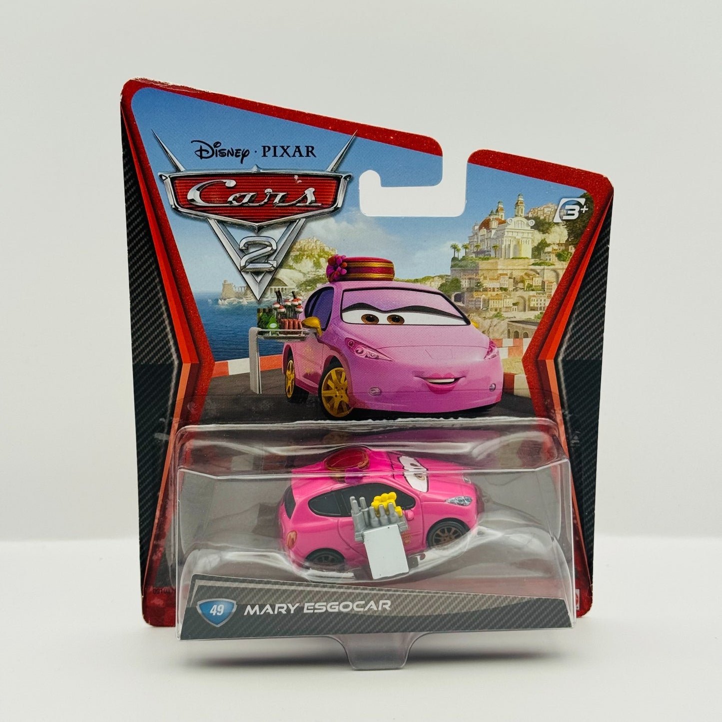 Disney Pixar Cars - MARY ESGOCAR Cars 2 2012 - 1:55 Diecast