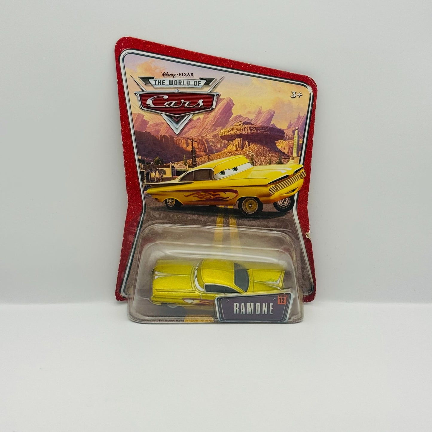 Disney Pixar Cars - GOLD YELLOW RAMONE World of Cars 2008 - 1:55 Diecast