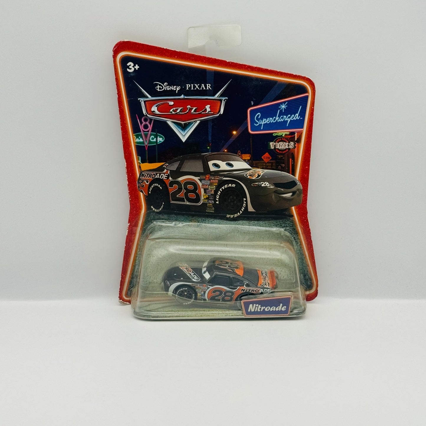 Disney Pixar Cars - NITROADE AIKEN AXLER Supercharged 2007 - 1:55 Diecast