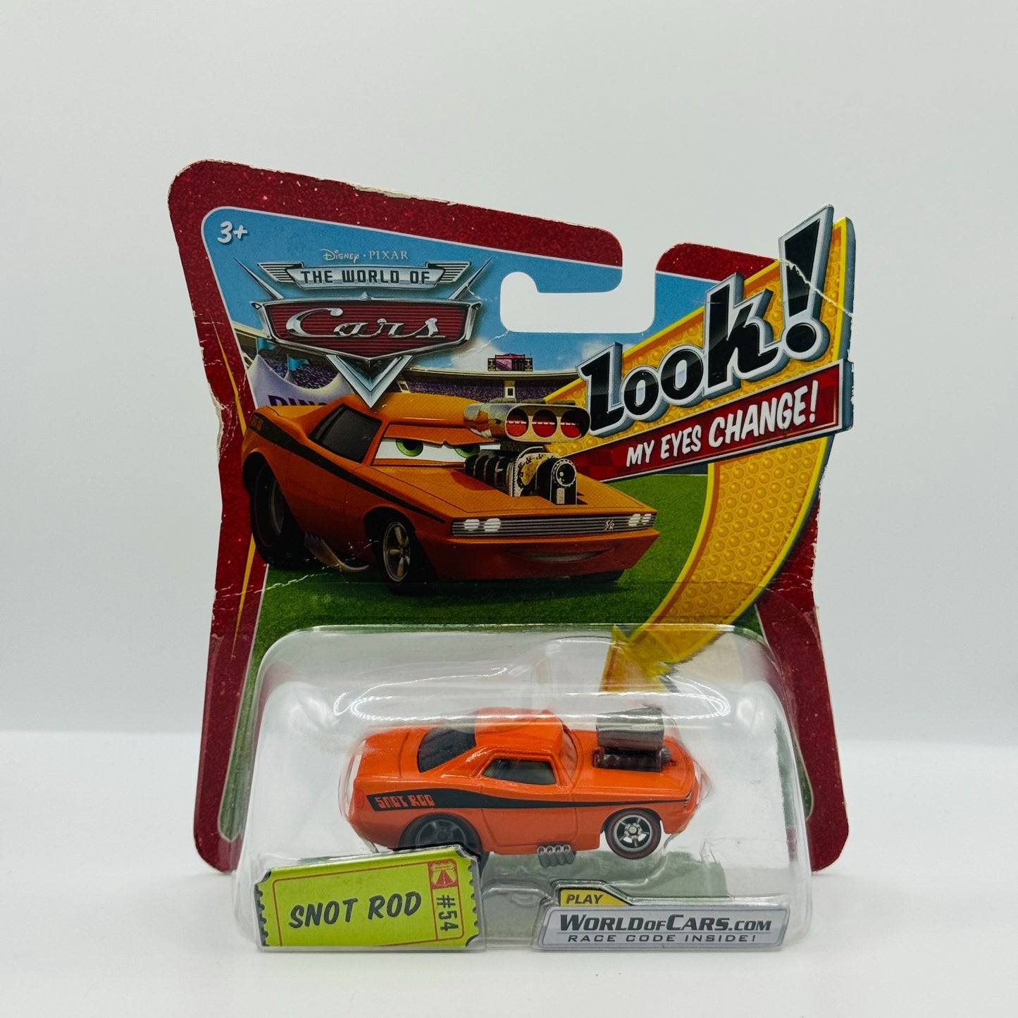 Disney Pixar Cars - SNOT ROD Tuners LENTICULAR My Eyes Change 2009 -1:55 Diecast