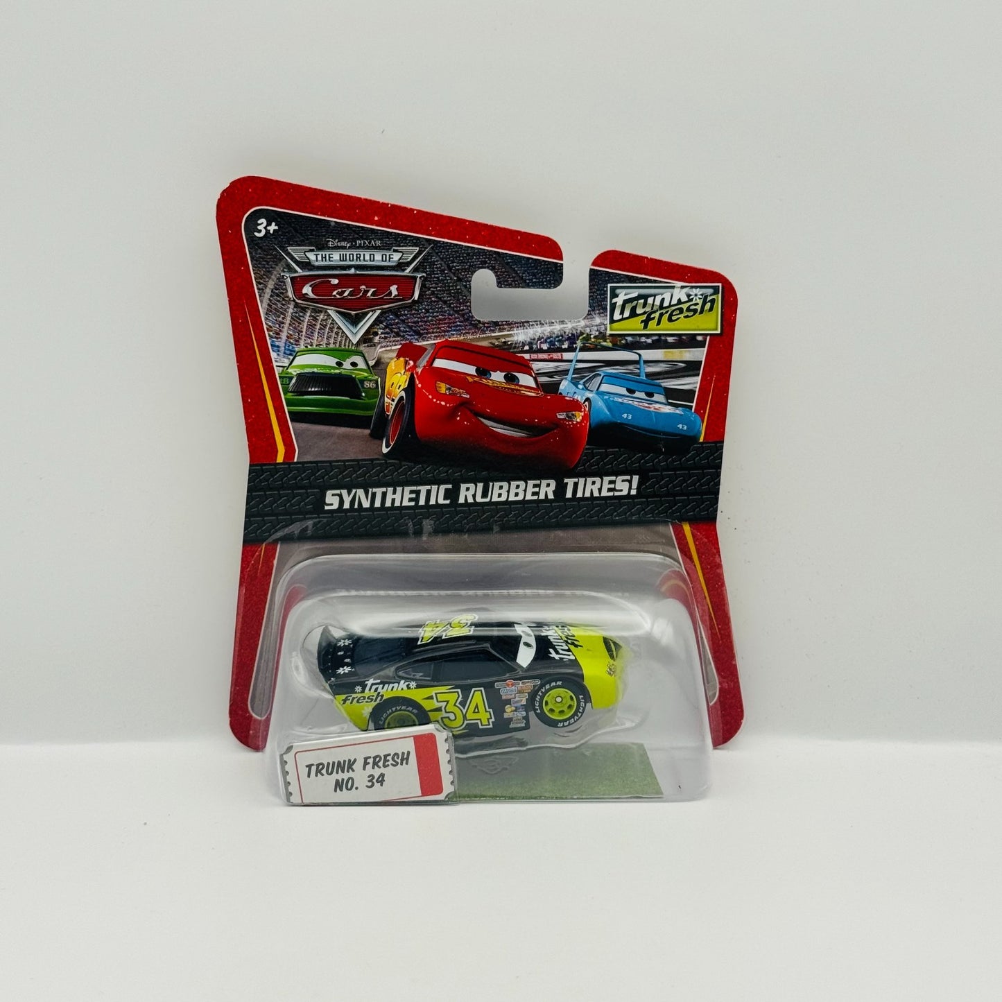 Disney Pixar Cars - TRUNK FRESH DIRKSON D'AGOSTINO Rubber Tires - 1:55 Diecast