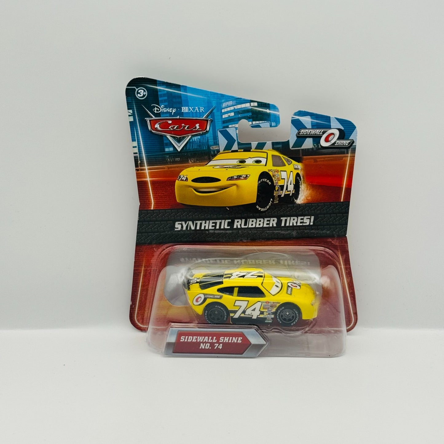 Disney Pixar Cars - SIDEWALL SHINE SLIDER PETROLSKI Rubber Tires - 1:55 Diecast