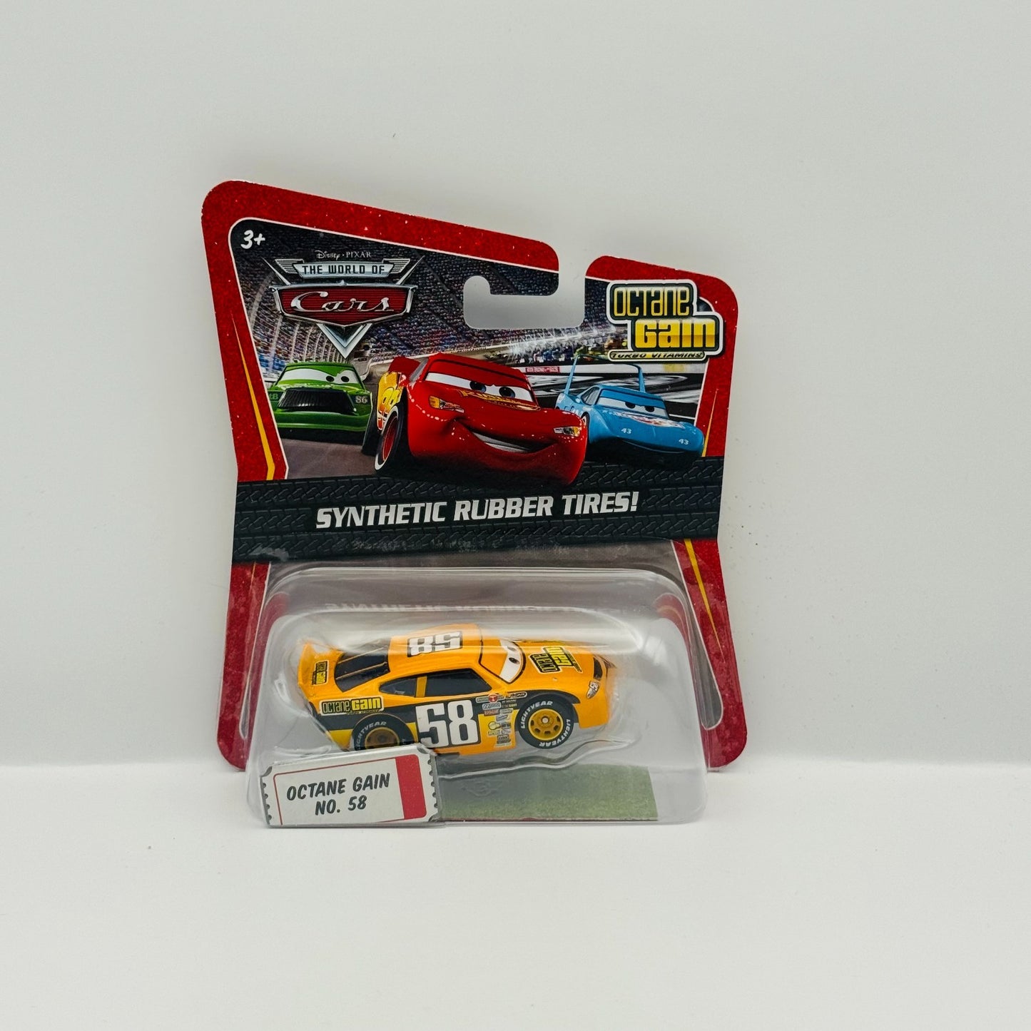 Disney Pixar Cars OCTANE GAIN BILLY OILCHANGER Rubber Tires Piston -1:55 Diecast