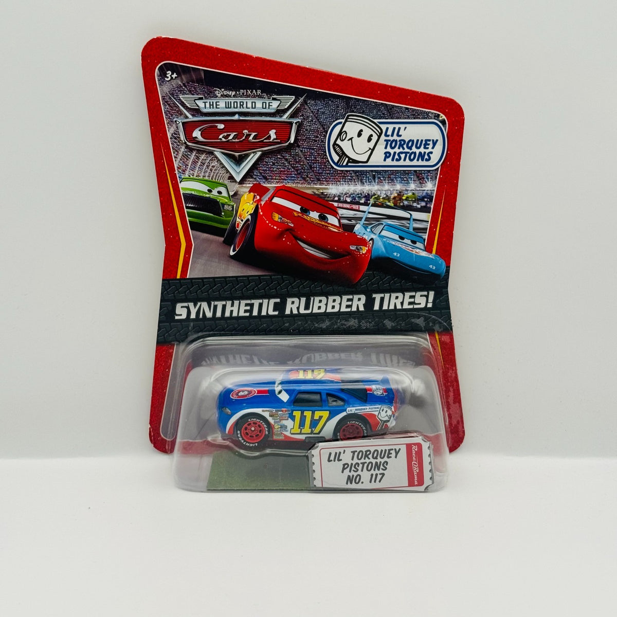 Disney Pixar Cars - LIL TORQUEY PISTONS RALPH CARLOW Rubber Tires - 1:55 Diecast