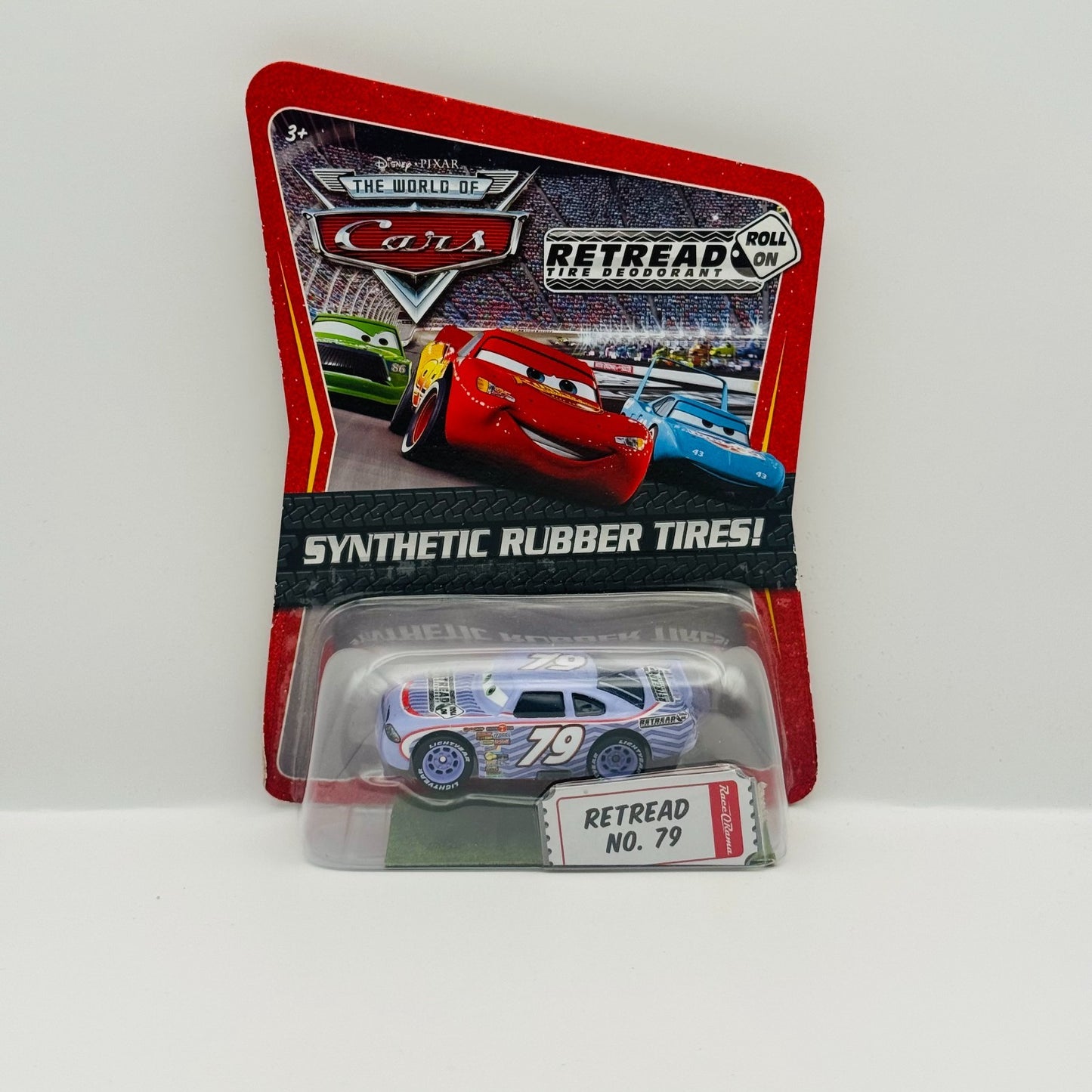 Disney Pixar Cars - RETREAD HAUL INNGAS RUBBER TIRES Piston Cup - 1:55 Diecast