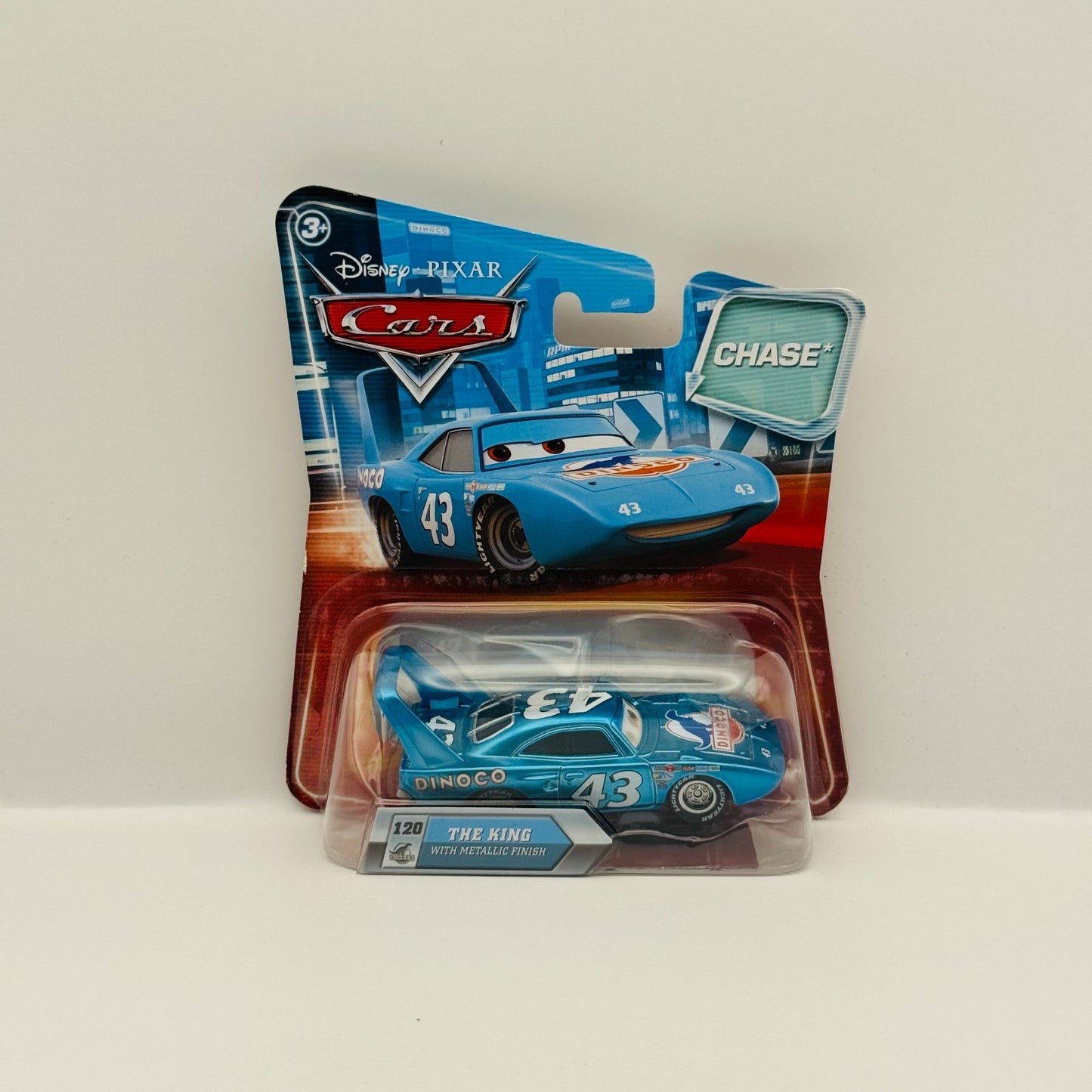 Disney Pixar Cars - THE KING WITH METALLIC FINISH RANSBURG CHASE - 1:55 Diecast
