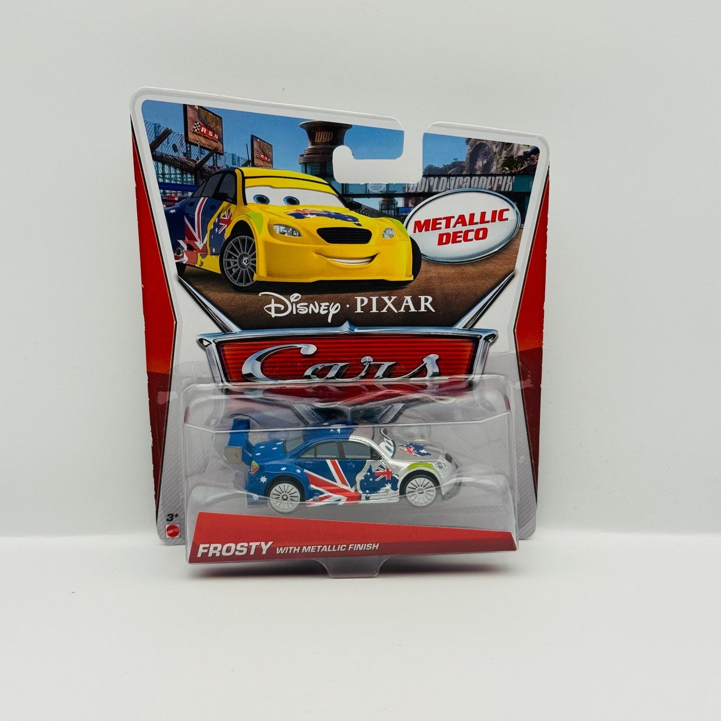Disney Pixar Cars - SILVER FROSTY WITH METALLIC FINISH DECO 2013 - 1:55 Diecast