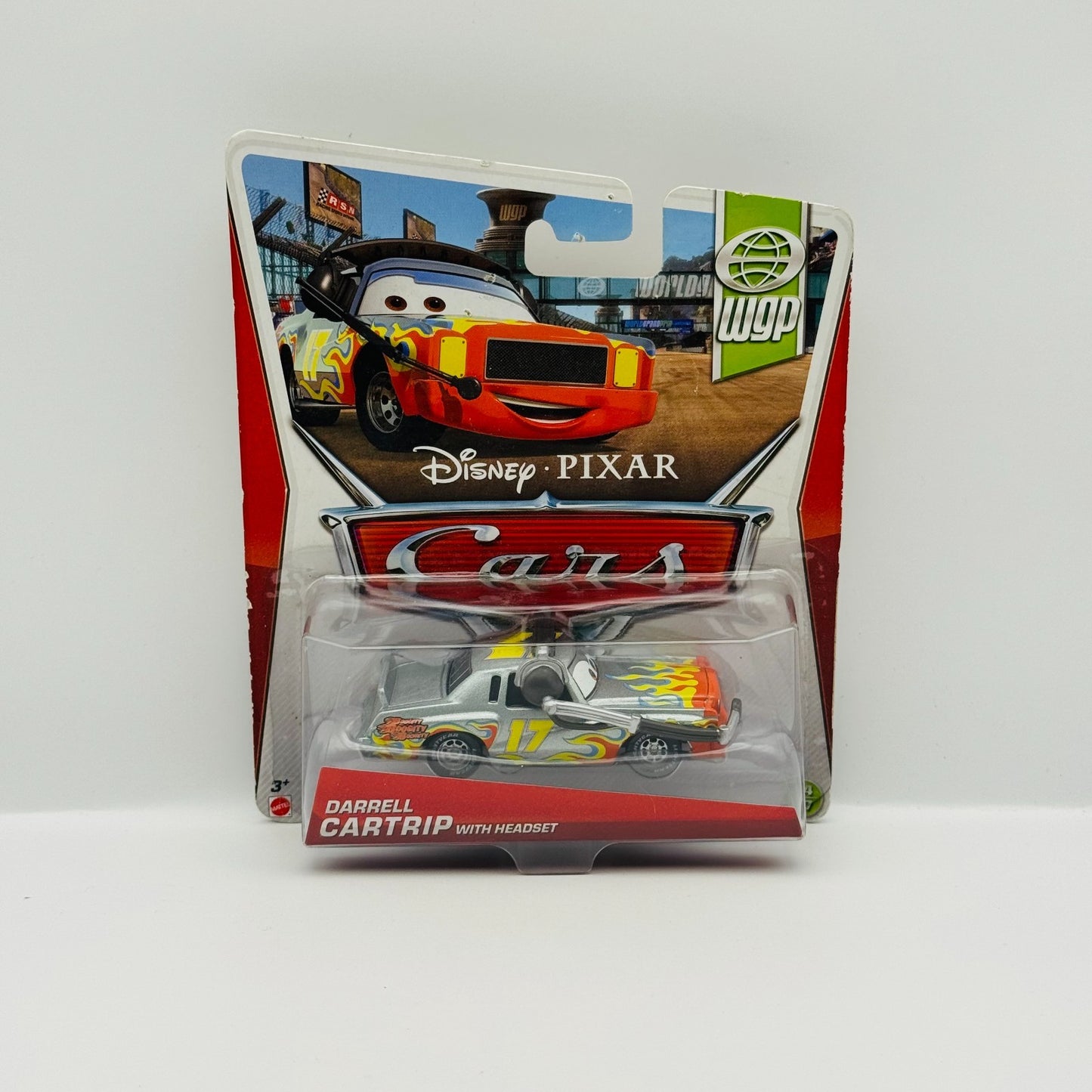Disney Pixar Cars - DARRELL CARTRIP WITH HEADSET WGP 2013 - 1:55 Diecast