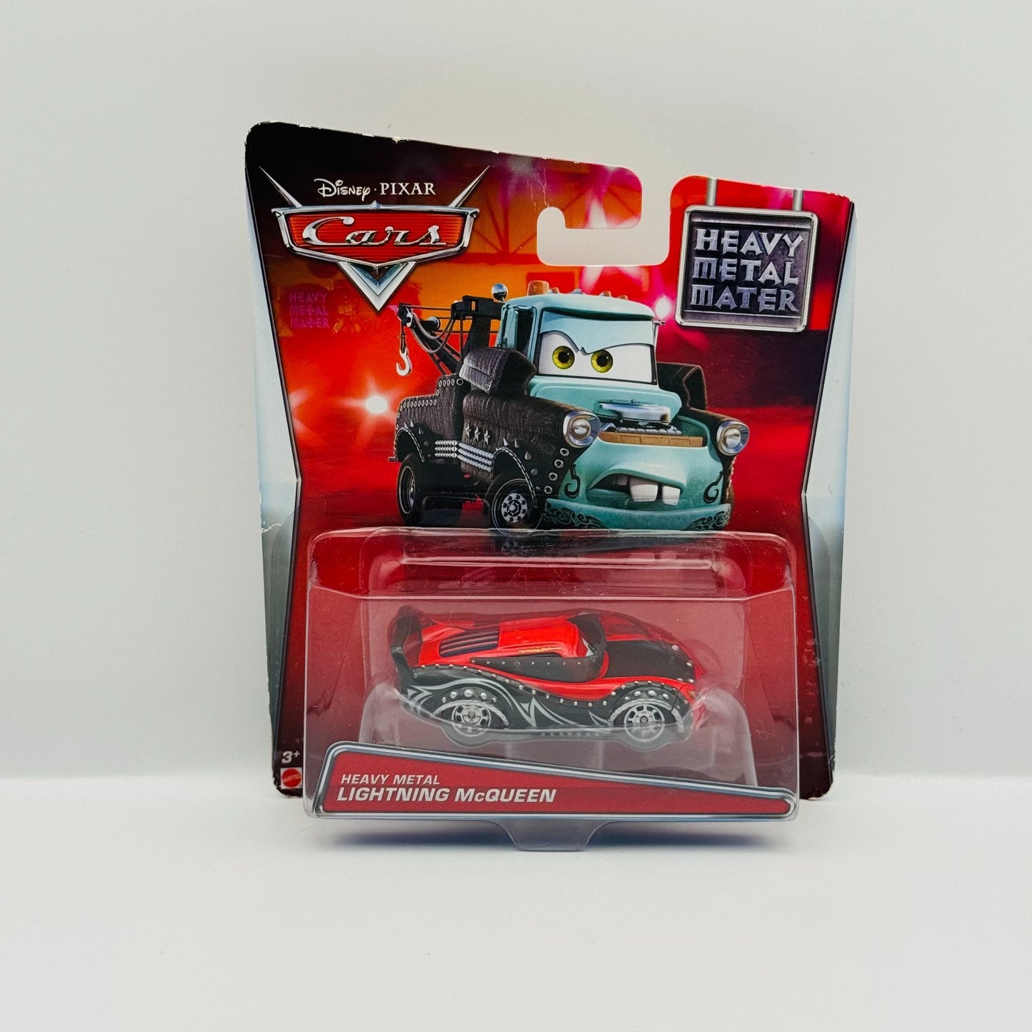 Disney Pixar Cars Toon - HEAVY METAL MCQUEEN Heavy Metal Mater 2015 1:55 Diecast