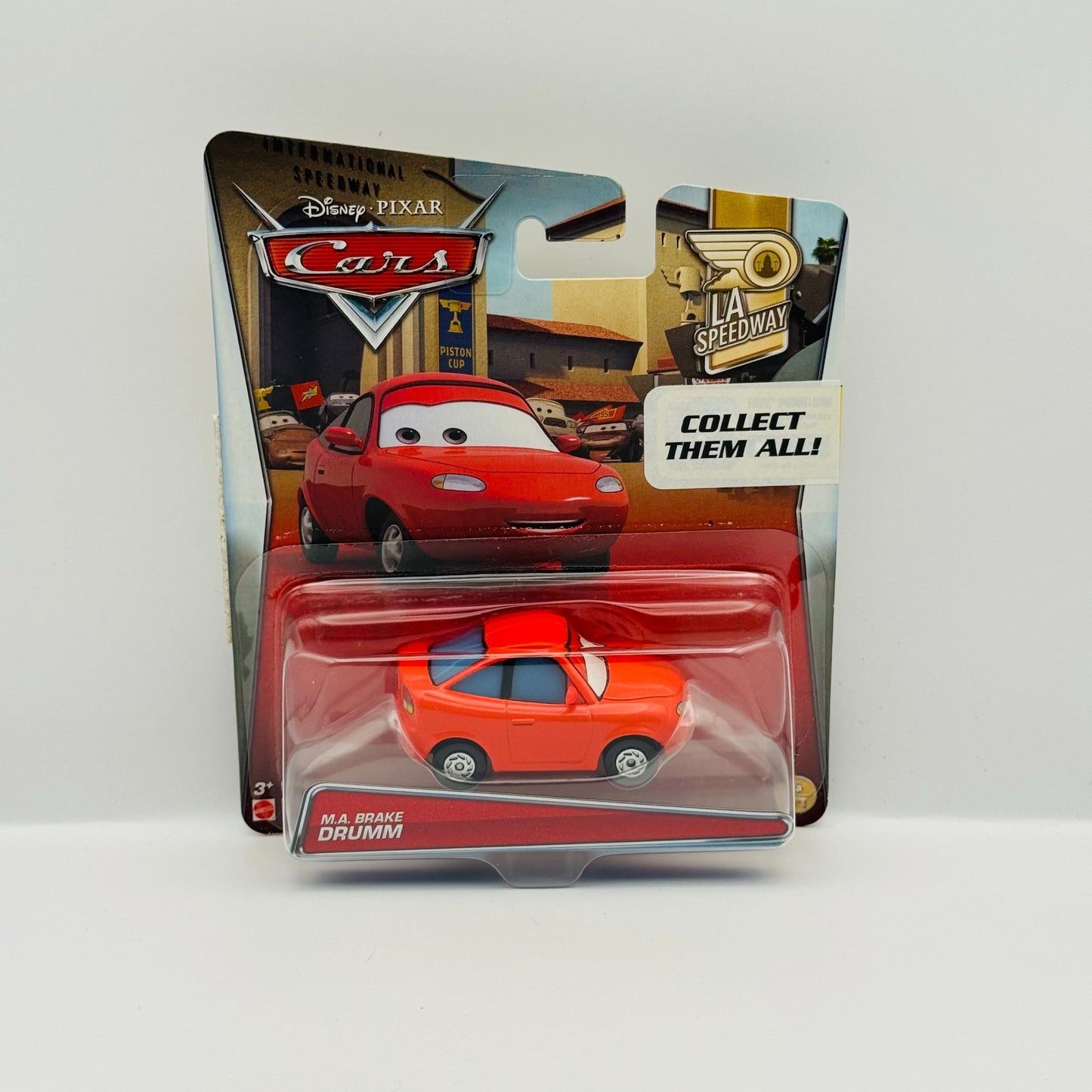 Disney Pixar Cars - M.A. BRAKE DRUMM LA Speedway 2016 - 1:55 Diecast