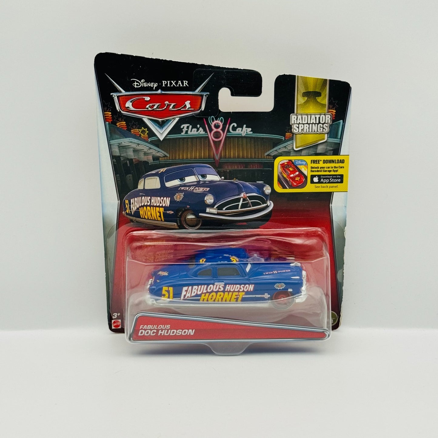 Disney Pixar Cars - FABULOUS HUDSON HORNET Radiator Springs 2016 - 1:55 Diecast