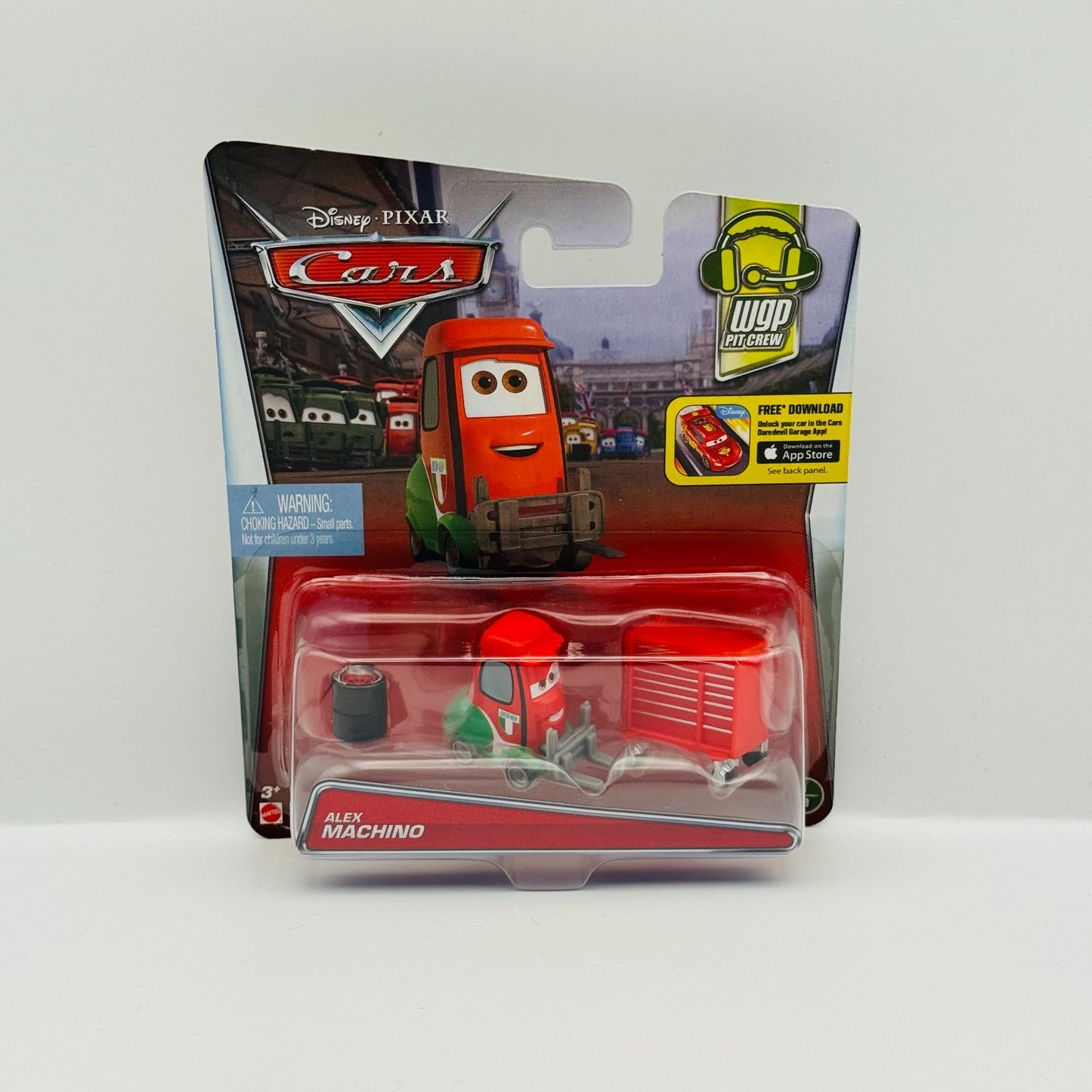 Disney Pixar Cars - ALEX MACHINO FRANCESCO PITTY WGP Pit Crew 2016- 1:55 Diecast