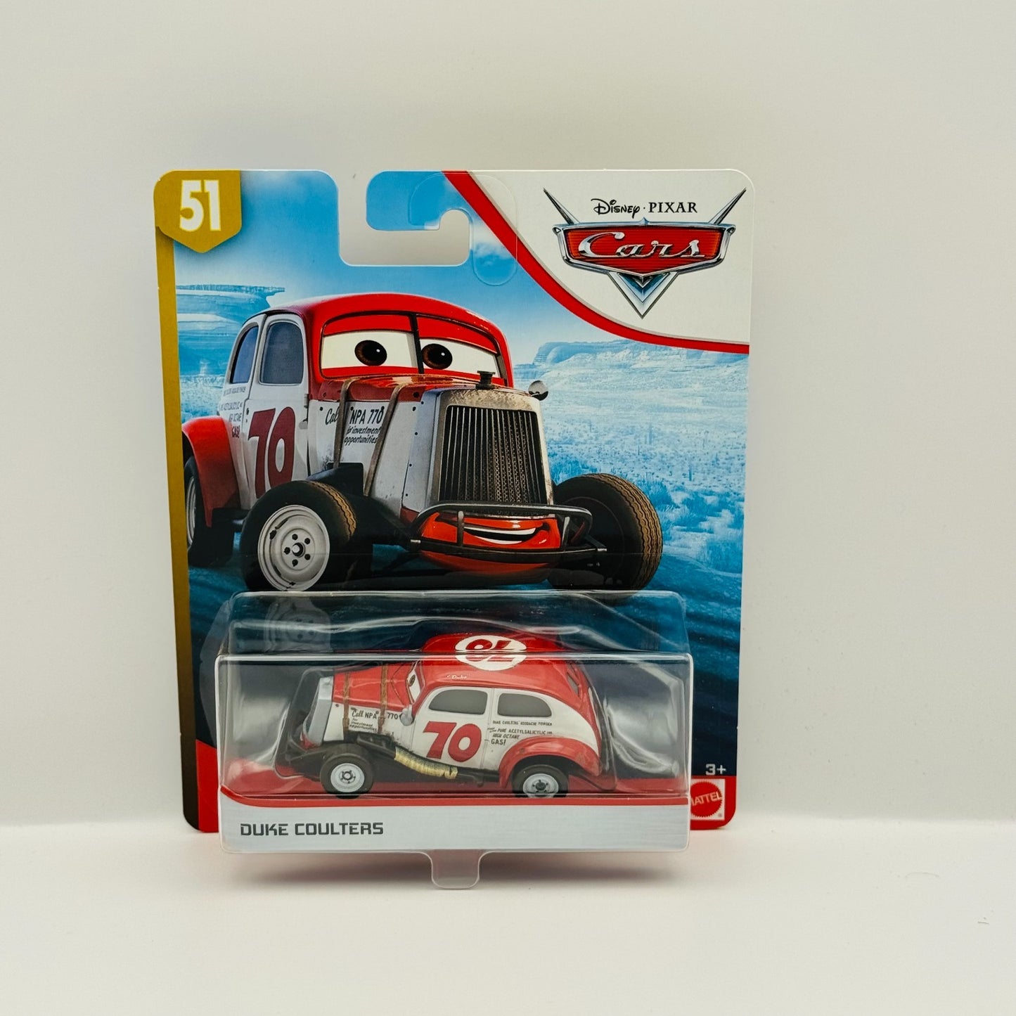 Disney Pixar Cars - DUKE COULTERS Thomasville Blue Desert 2020 - 1:55 Diecast