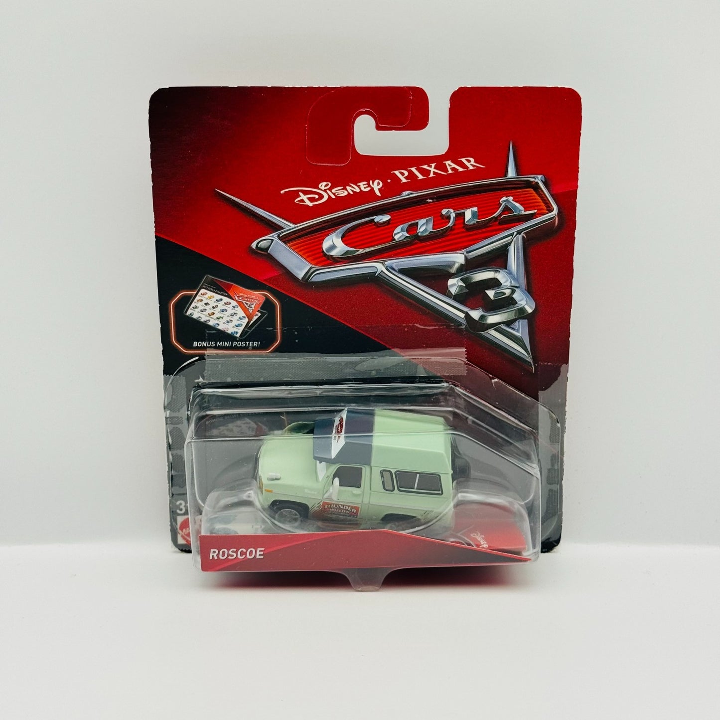 Disney Pixar Cars - ROSCOE Thunder Hollow Cars 3 2017 - 1:55 Diecast