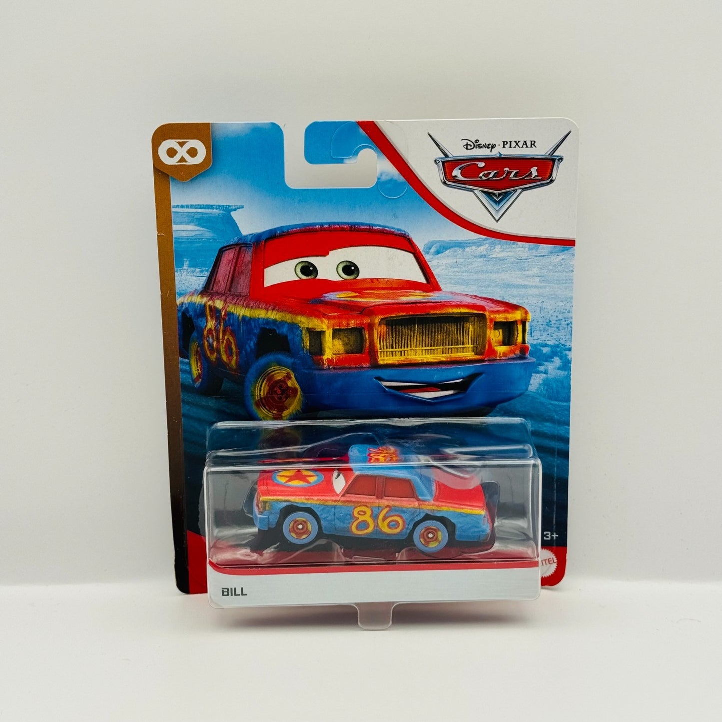 Disney Pixar Cars - BILL PIXAR BALL Thunder Hollow Blue Desert 2020 1:55 Diecast