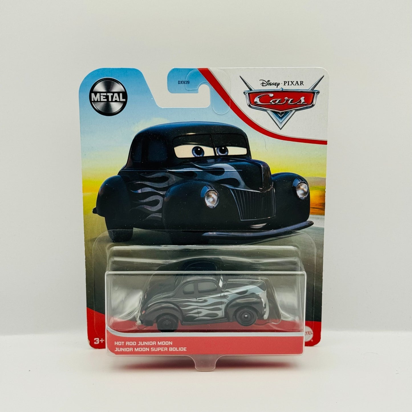 Disney Pixar Cars - HOT ROD JUNIOR MOON WITH FLAMES 2021 - 1:55 Diecast