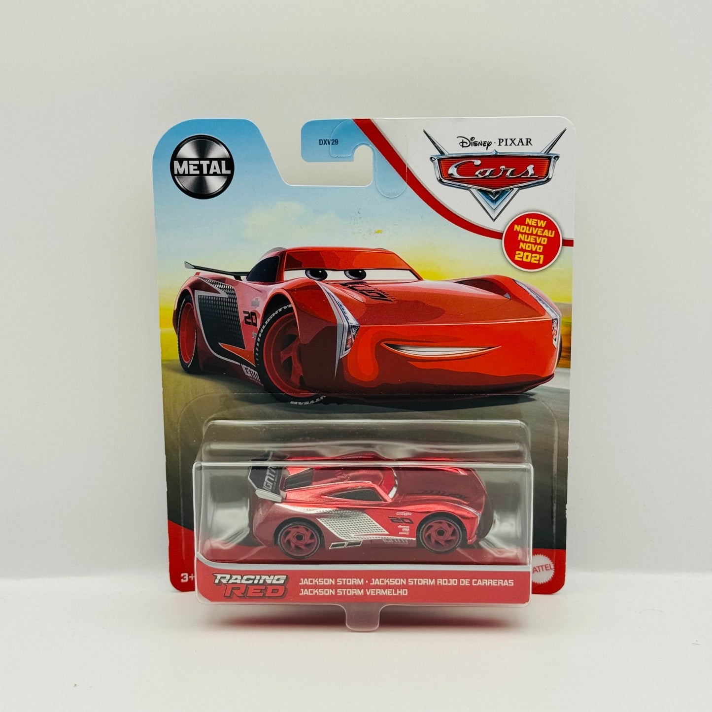 Disney Pixar Cars - RACING RED JACKSON STORM 2021 - 1:55 Diecast