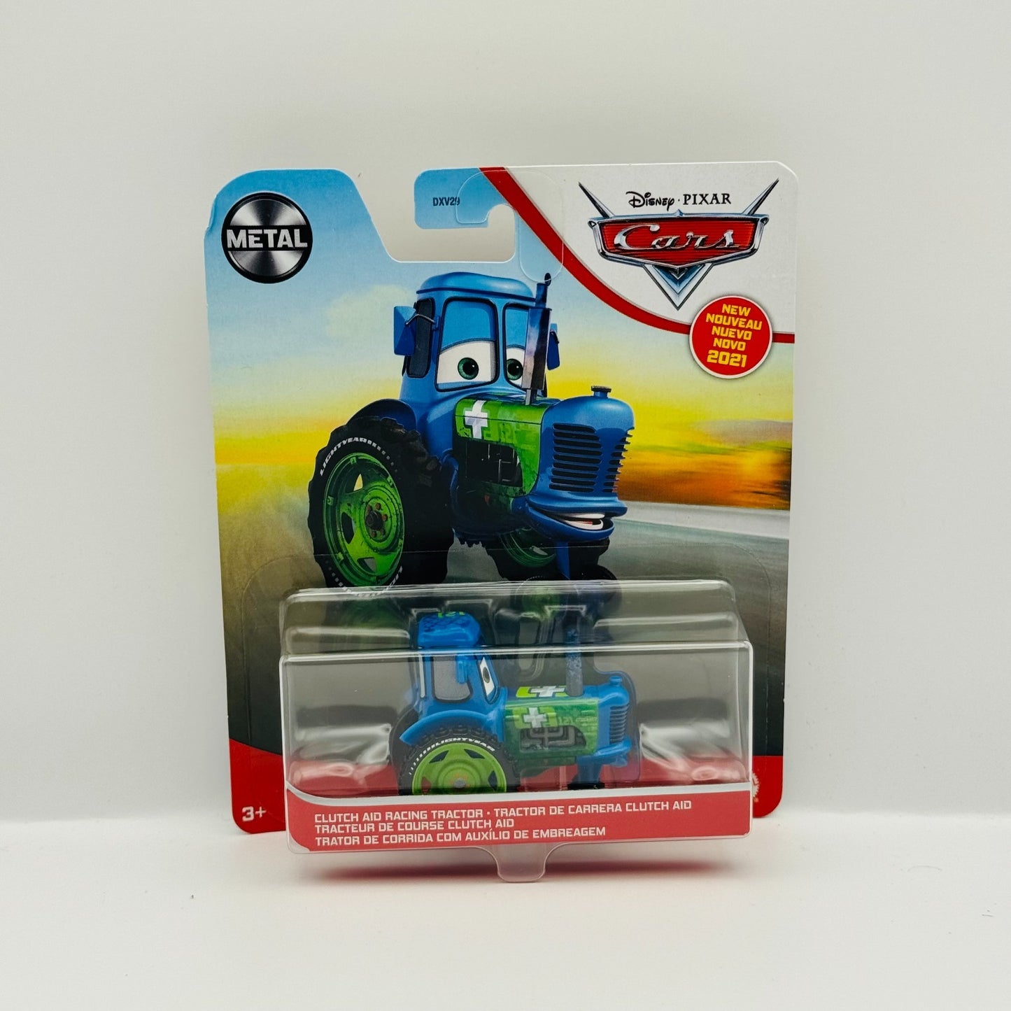 Disney Pixar Cars - CLUTCH AID RACING TRACTOR 2021 - 1:55 Diecast