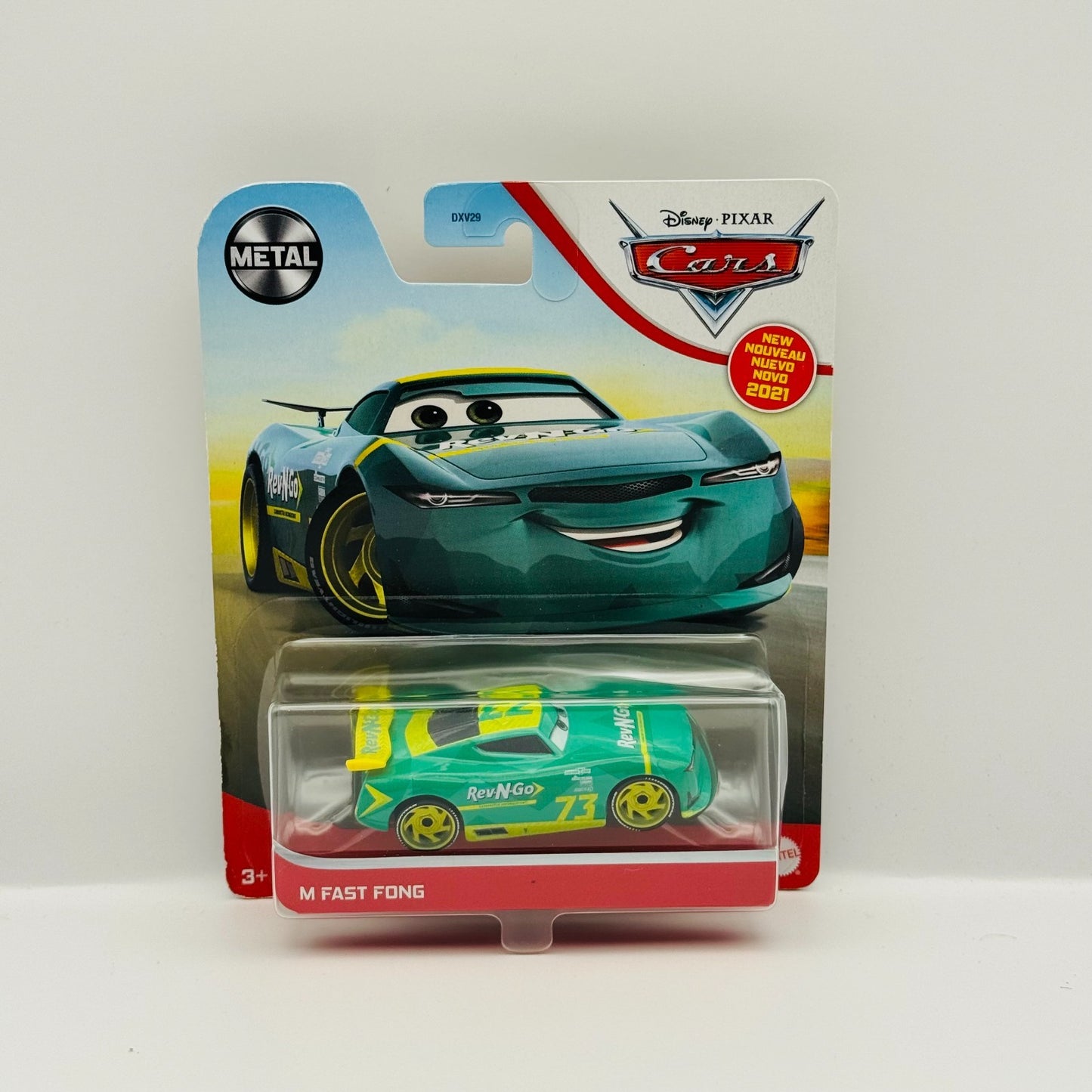 Disney Pixar Cars - M FAST FONG REV-N-GO Next Gen 2021 - 1:55 Diecast
