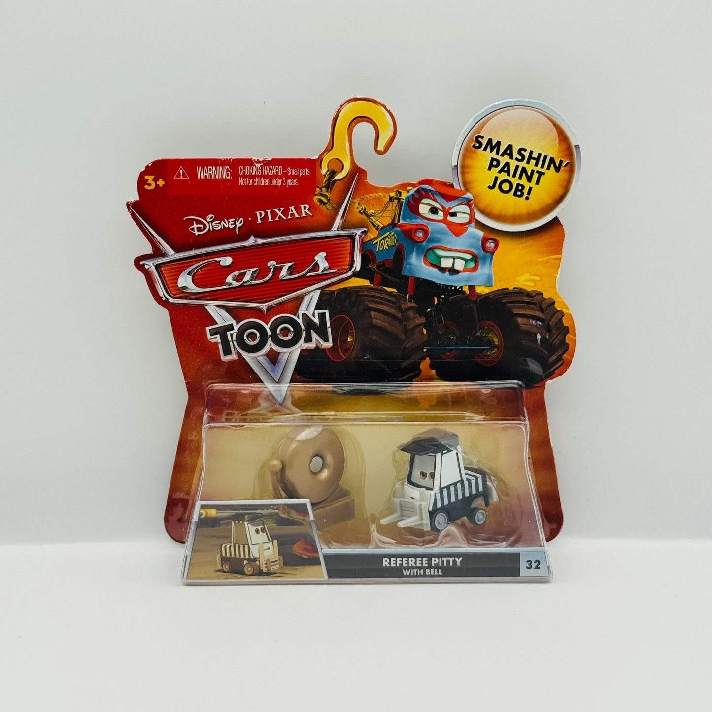 Disney Pixar Cars Toon - REFEREE PITTY Monster Truck Mater 2010 - 1:55 Diecast