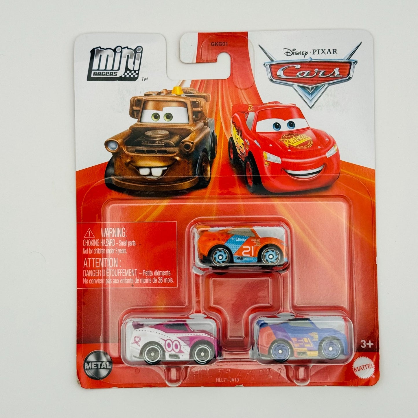 Disney Pixar Cars - Mini Racers FLIP DOVER BARRY DEPEDAN RYAN LANEY 3-PK Diecast