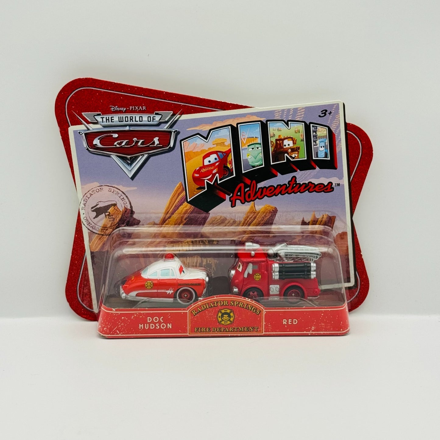 Disney Pixar Cars - Mini Adventures DOC HUDSON & RED - Fire Department
