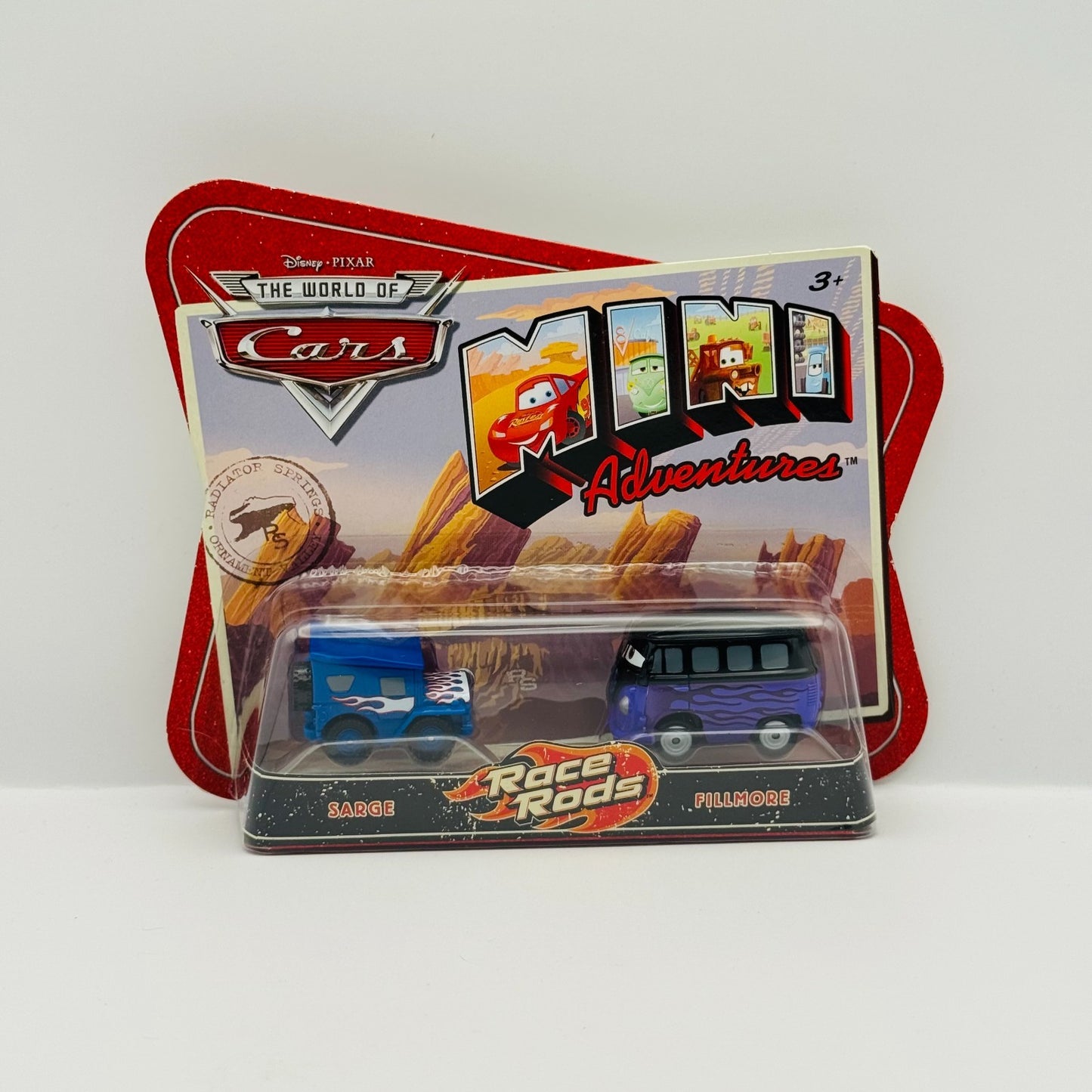 Disney Pixar Cars - Mini Adventures SARGE & FILLMORE - Race Rods