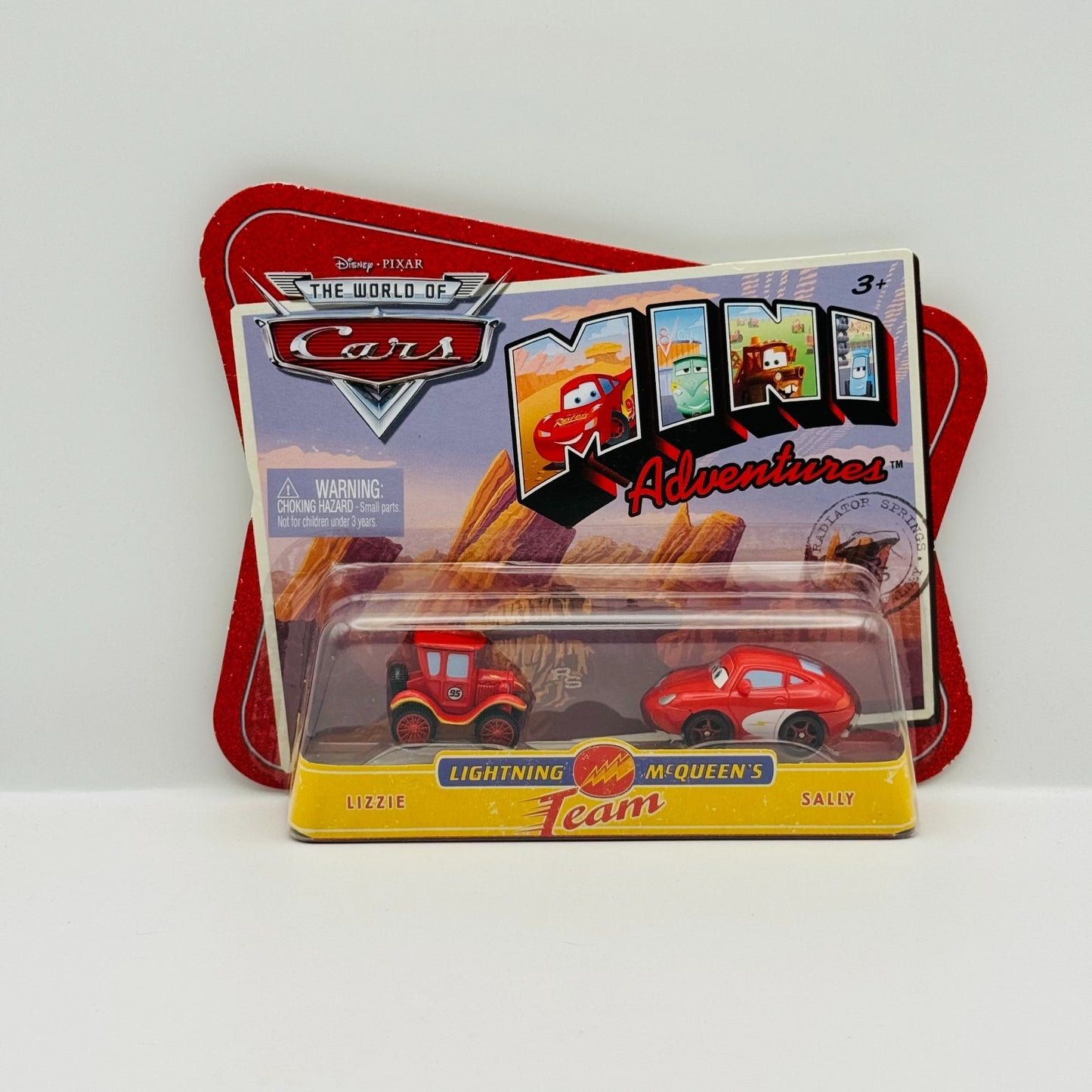 Disney Pixar Cars - Mini Adventures LIZZIE & SALLY - Lightning McQueen’s Team