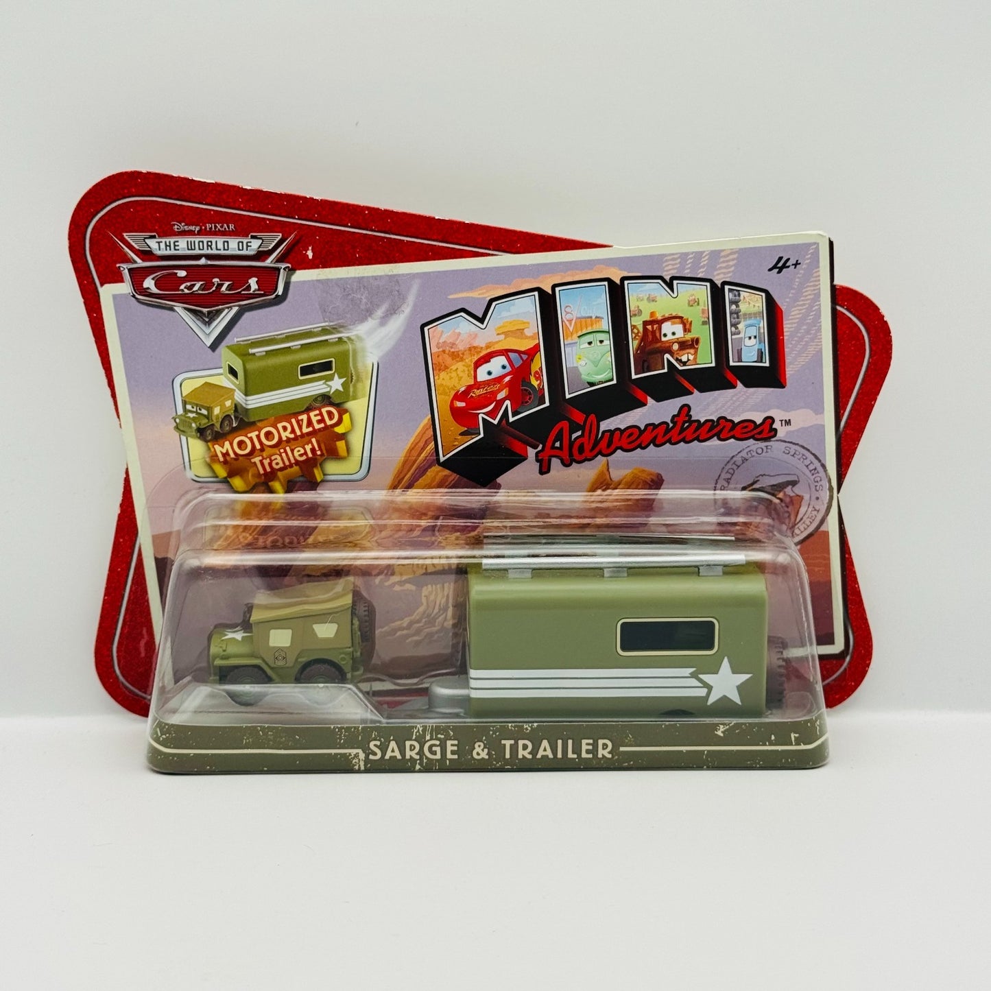 Disney Pixar Cars - Mini Adventures SARGE & TRAILER - Road Trip