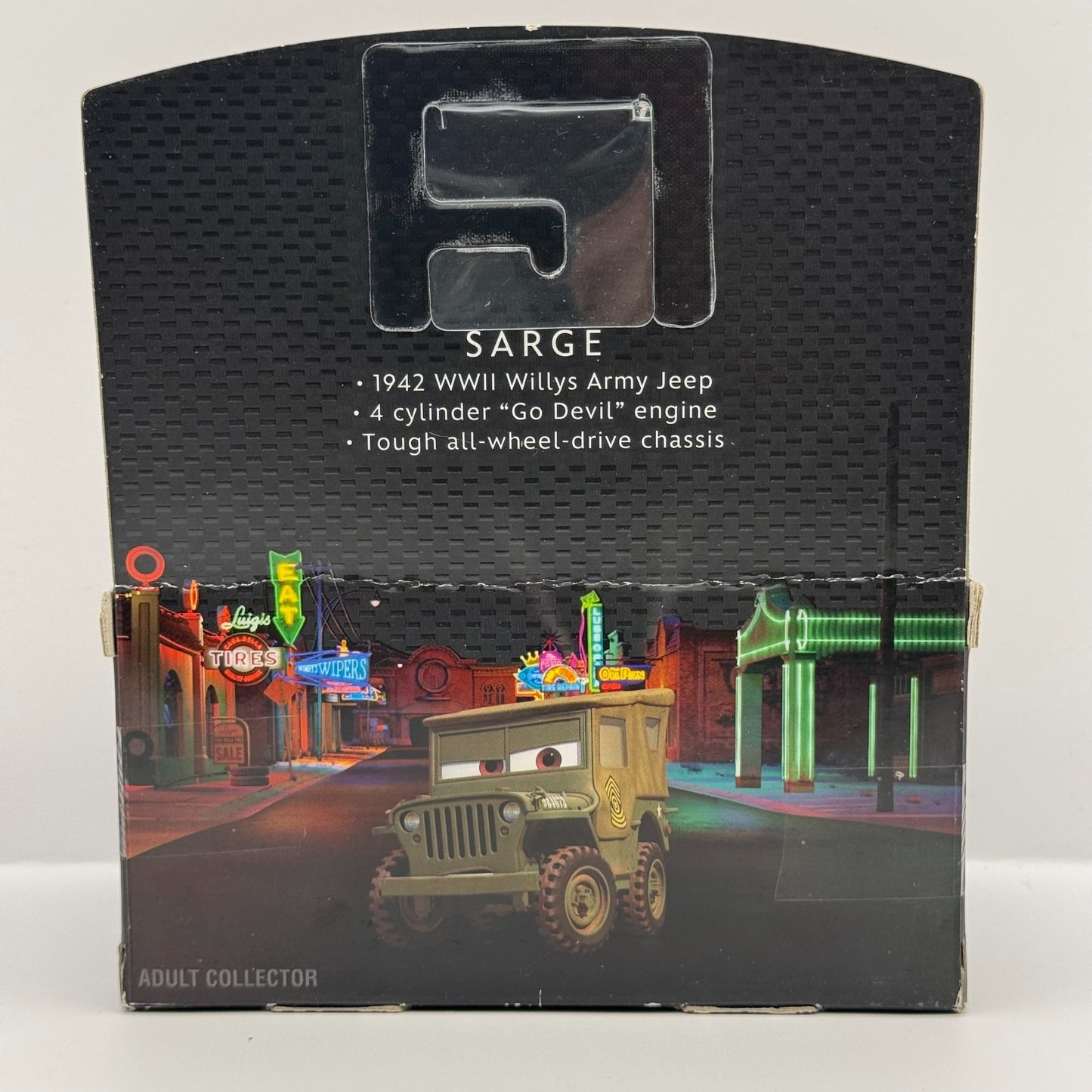 Disney Pixar Cars - PRECISION SERIES SARGE OPENING HOOD - 1:55 Diecast